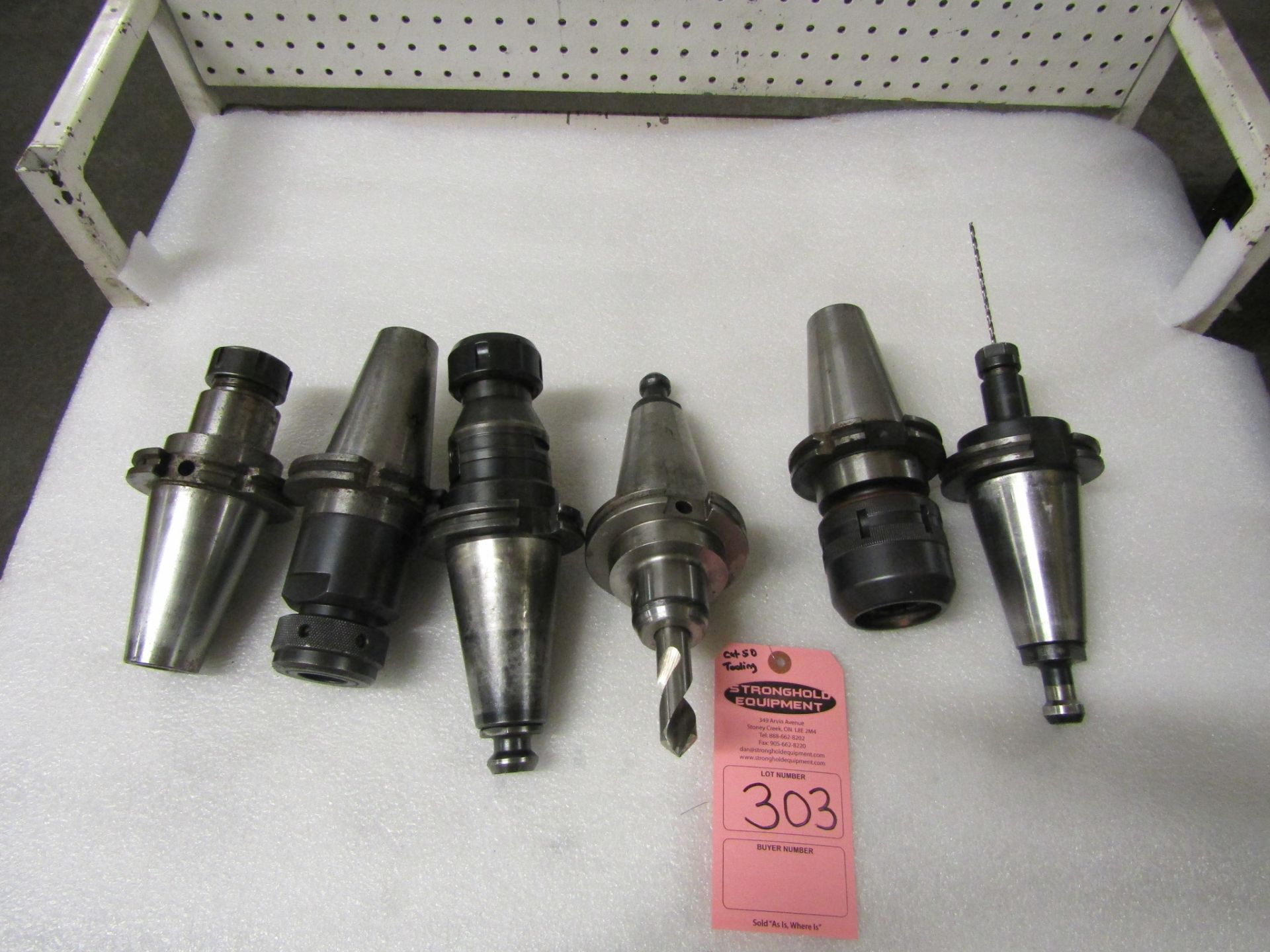 Lot of 6 (6 units) CAT50 CNC tooling