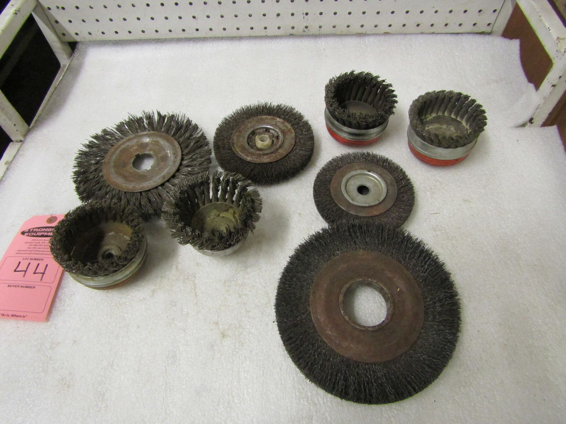Lot of Steel wire brushes and grinder attachments
