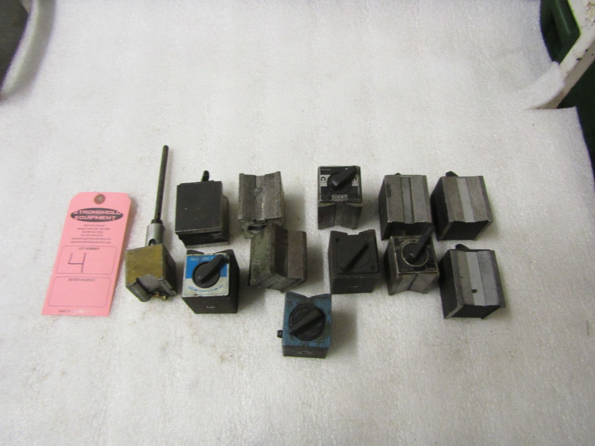 Lot of Magnetic Dial Indicator Stand holders with right angle square