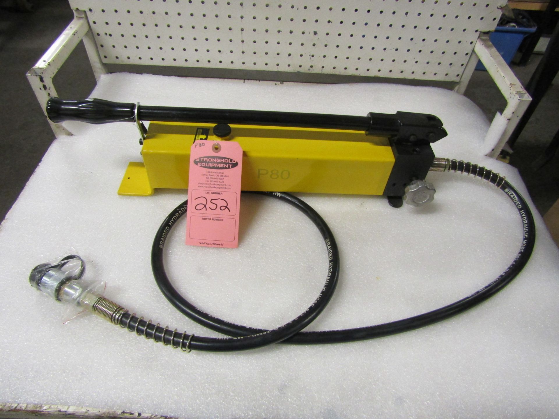 Hydraulic Hand Pump - MINT unit model P80 style