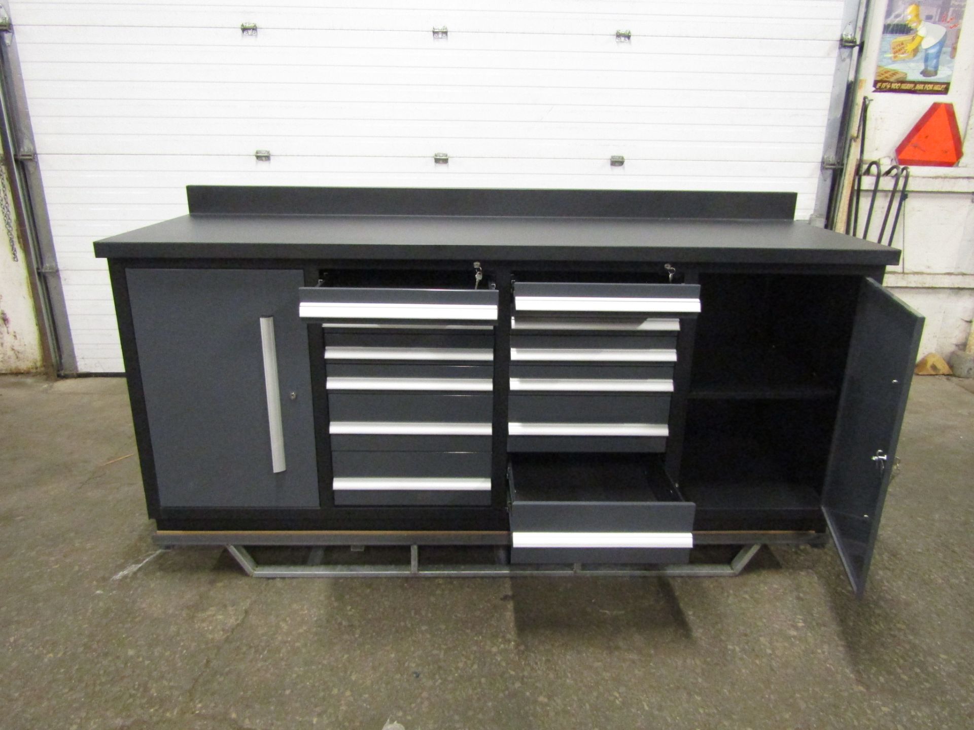 NEW Tool Cabinet with 12 Drawers and 2 cabinets MINT - Image 2 of 2