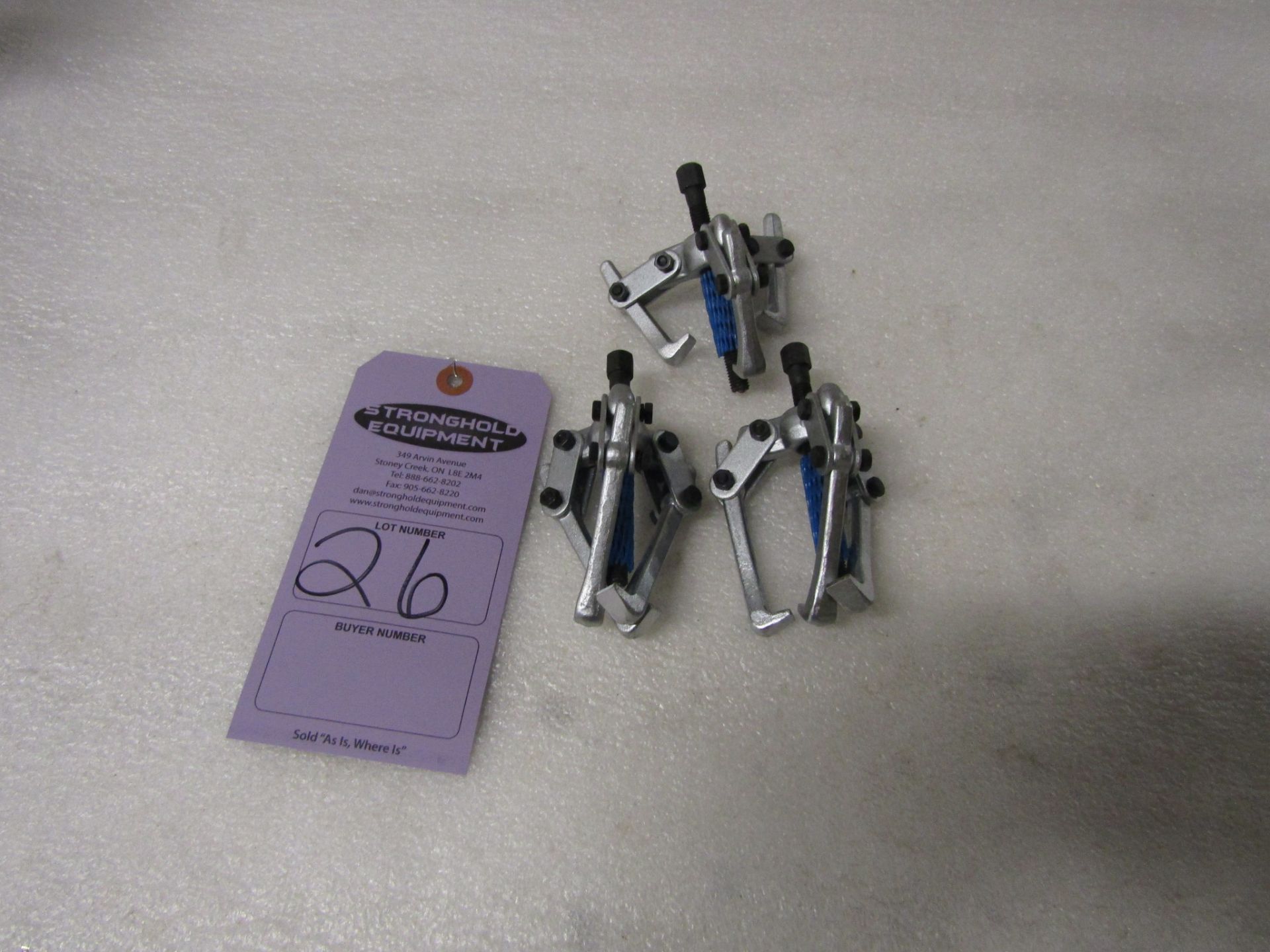 Lot of 3 bearing pullers - MINT & Unused