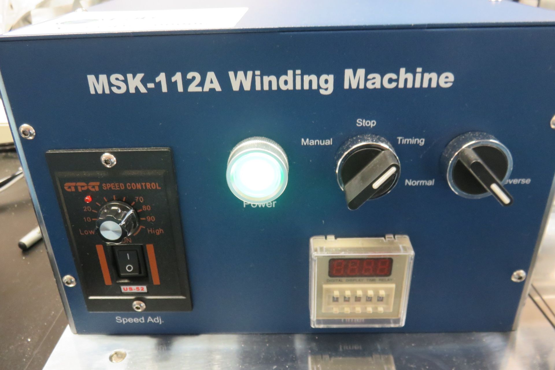 MTI KJ Group Winding Machine Includes Floor Pedal - Image 3 of 4