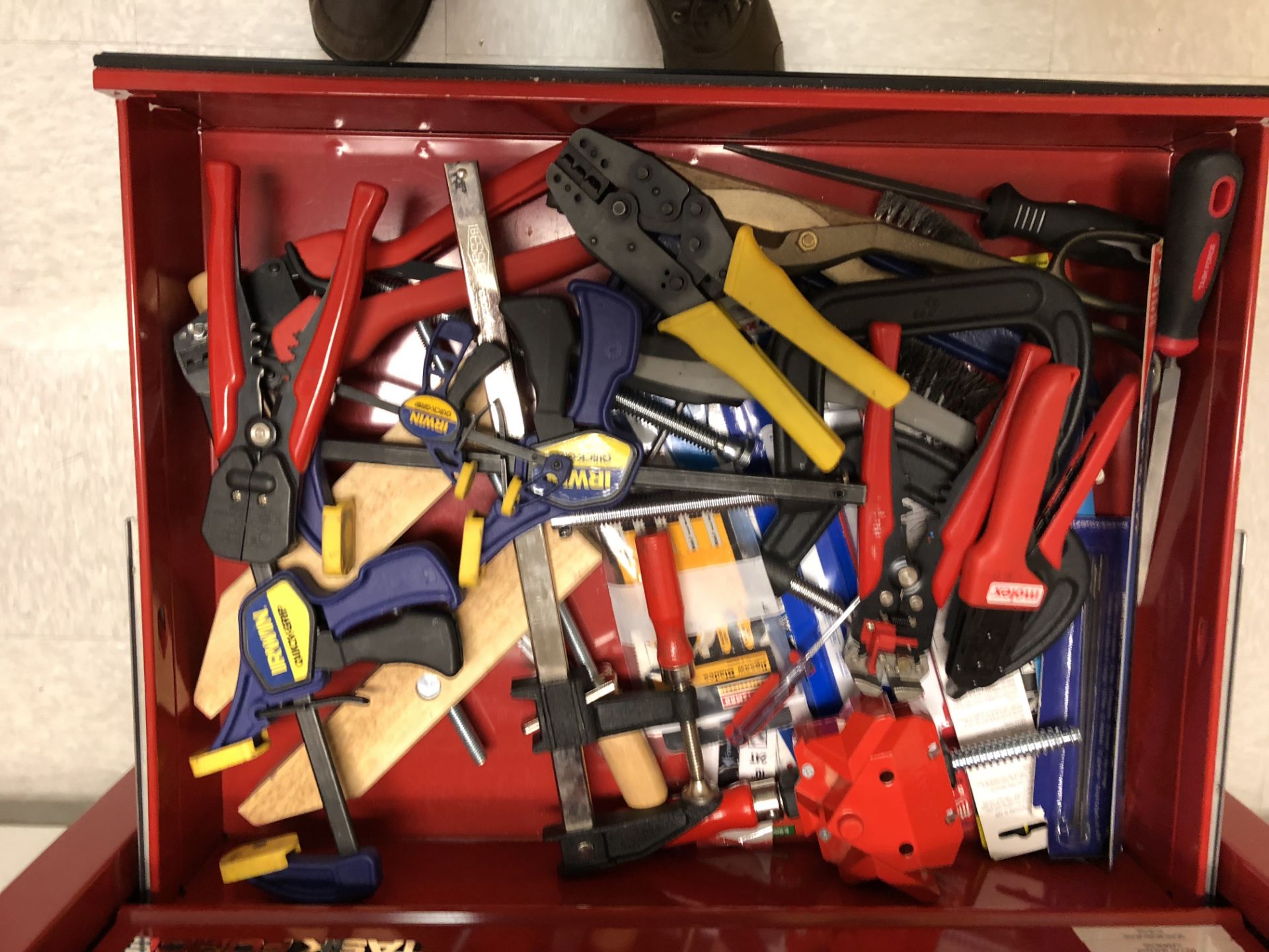 Tool box plus assorted tools - Image 6 of 8