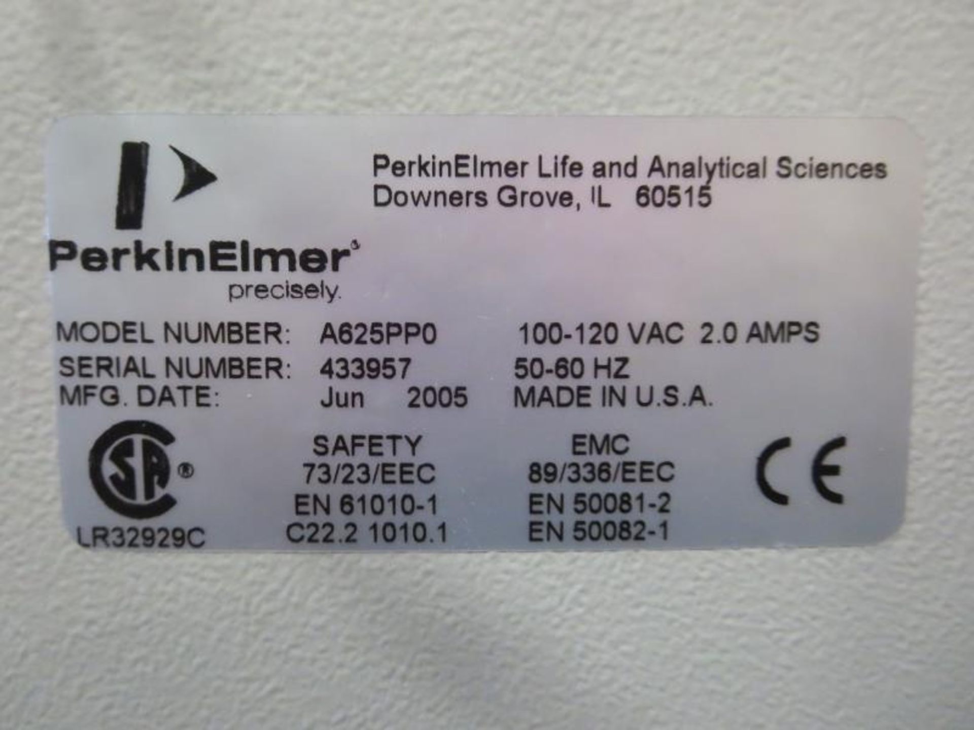 Perkin Elmer A625PPO Flow Scintillation Analyzer - Image 2 of 3