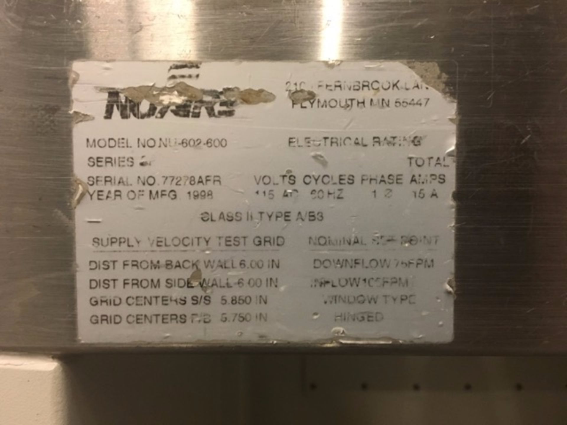 Nuaire Biological Safety Cabinet - Image 5 of 5
