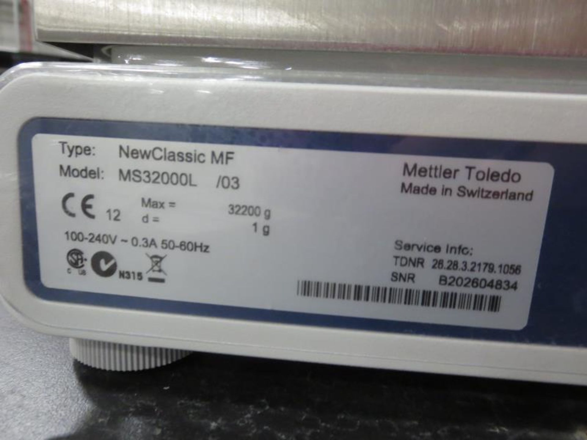 Mettler Toledo MS32000L Balance - Image 2 of 2