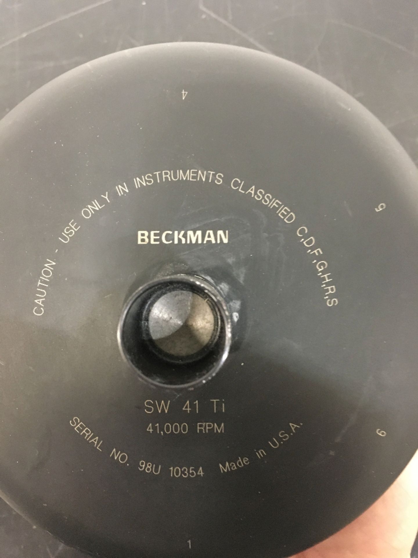 Beckman SW 41 Ti 6-Slot Centrifuge Rotor - Image 2 of 2
