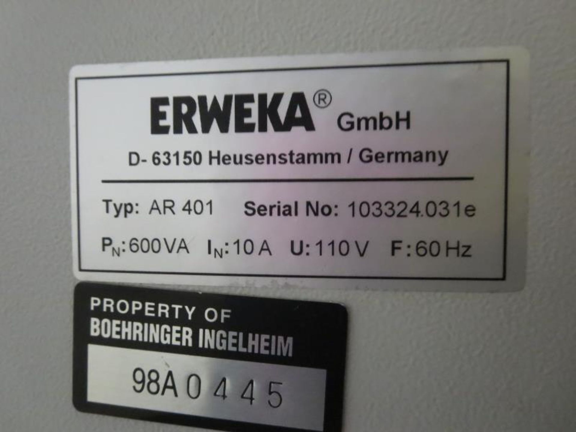 Erweka AR401 Granulator - Image 7 of 7