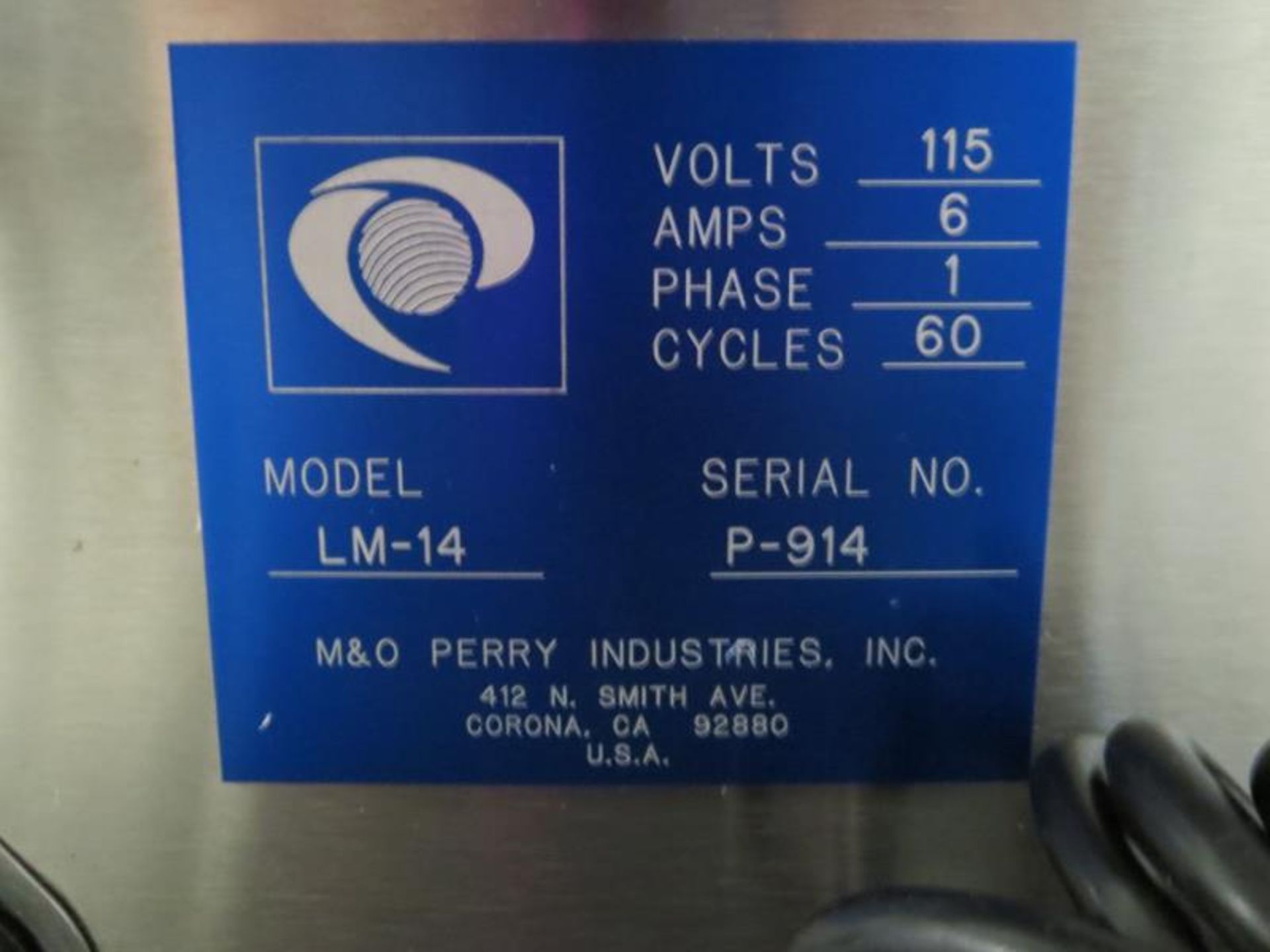 M & O Perry Industries LM-14 Powder Filler - Image 2 of 2