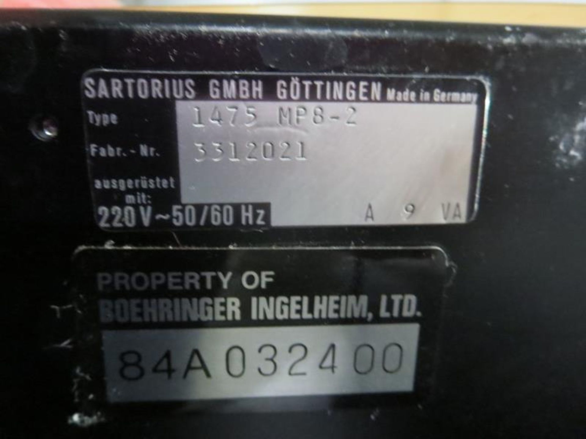 Sartorius 1475 MP8-2 Balance - Image 2 of 2