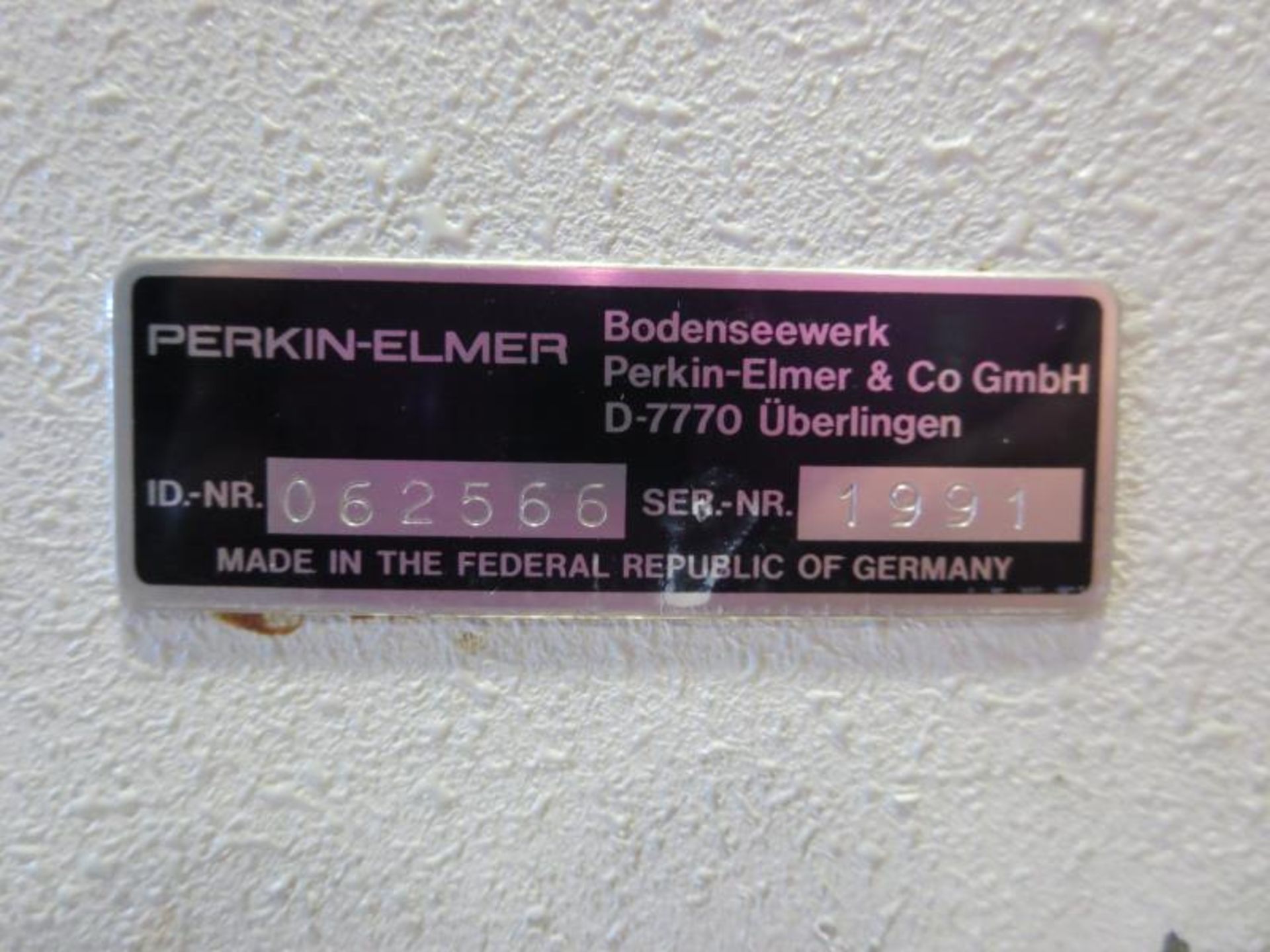 PerkinElmer 062566 Hydraulic Press - Image 2 of 2