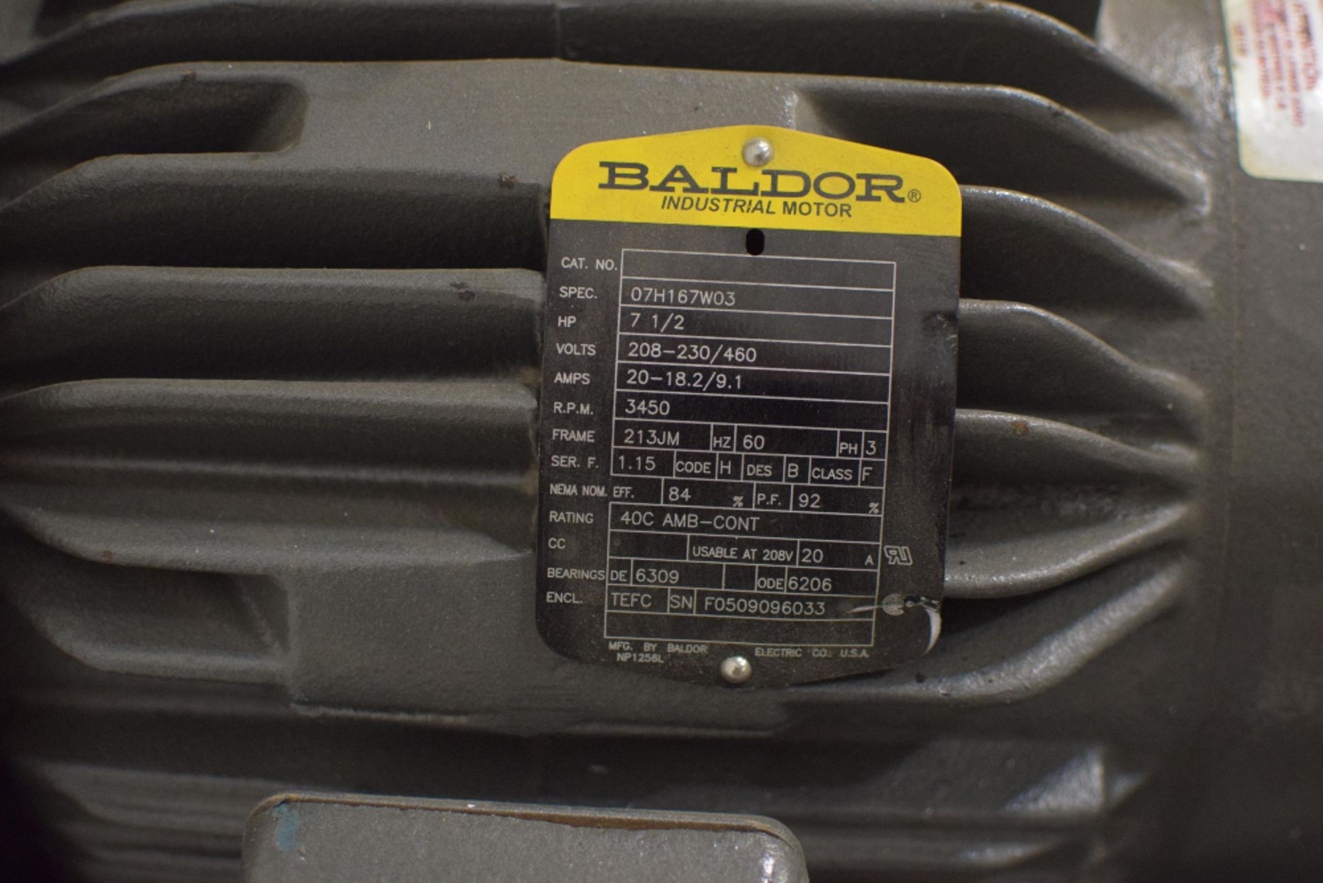 Ampco Pump with Baldor 7.5 HP Motor - Image 3 of 3