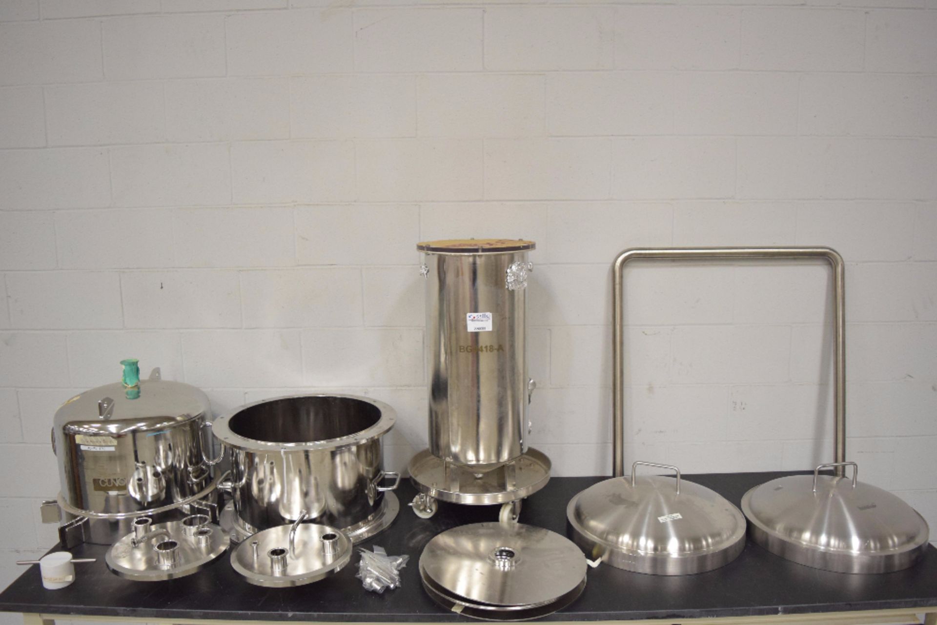 Lot of Spare Stainless Steel Filter Housing Components