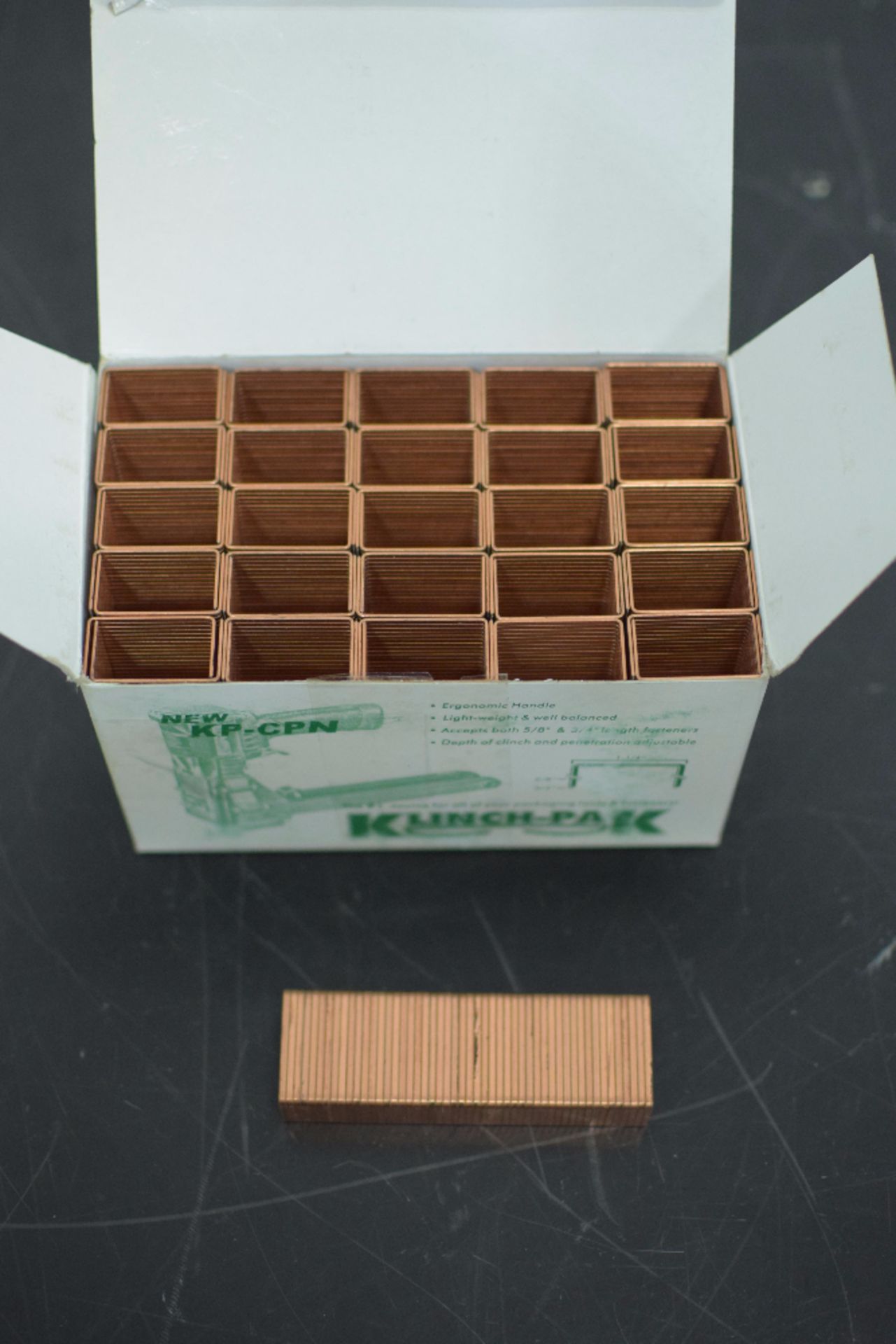 Lot of (8) Boxes of Klinchpak Carton Closing Staples - Image 2 of 3