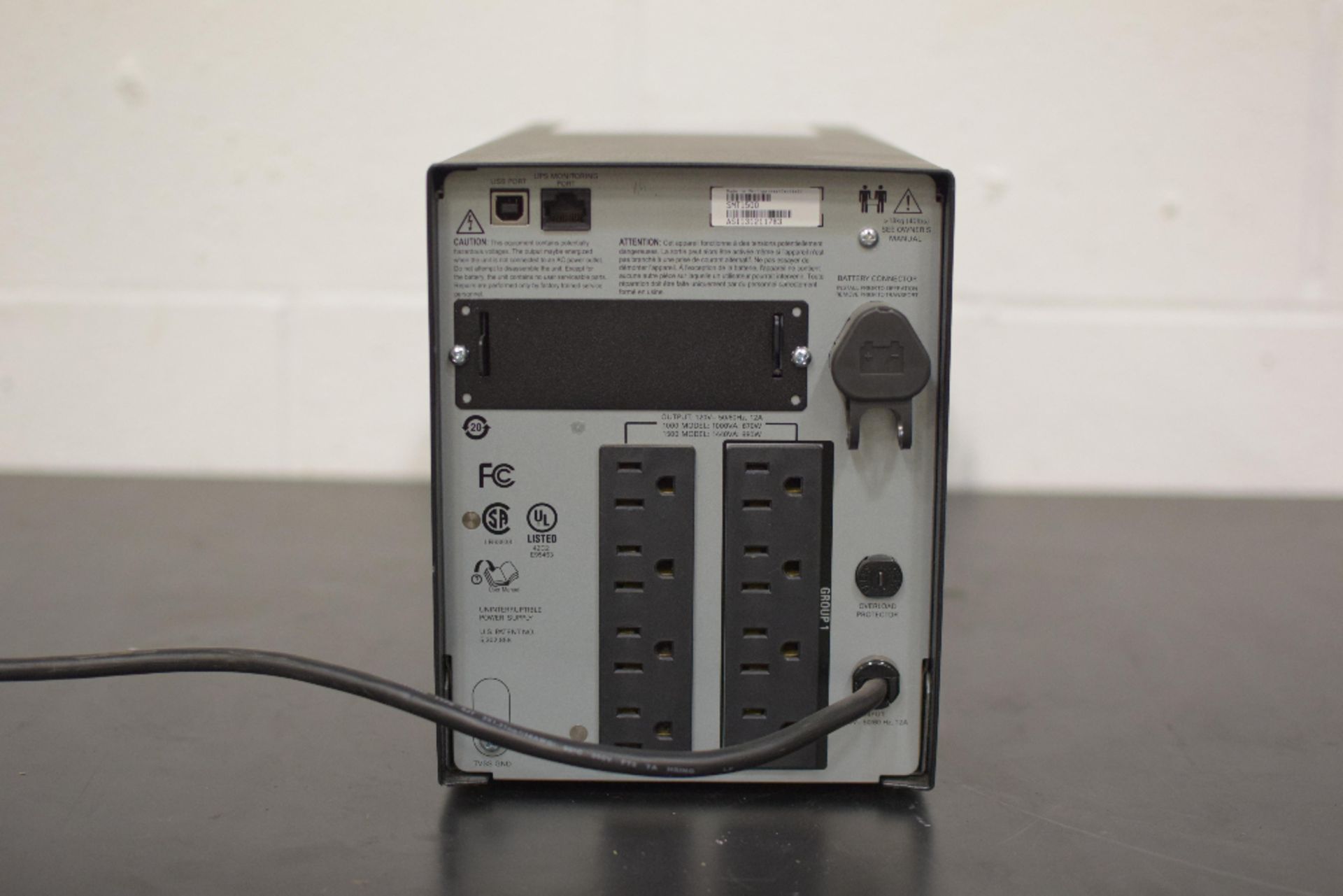 APC Smart-UPS 1500 Uninterruptible Power Supply - Image 2 of 2