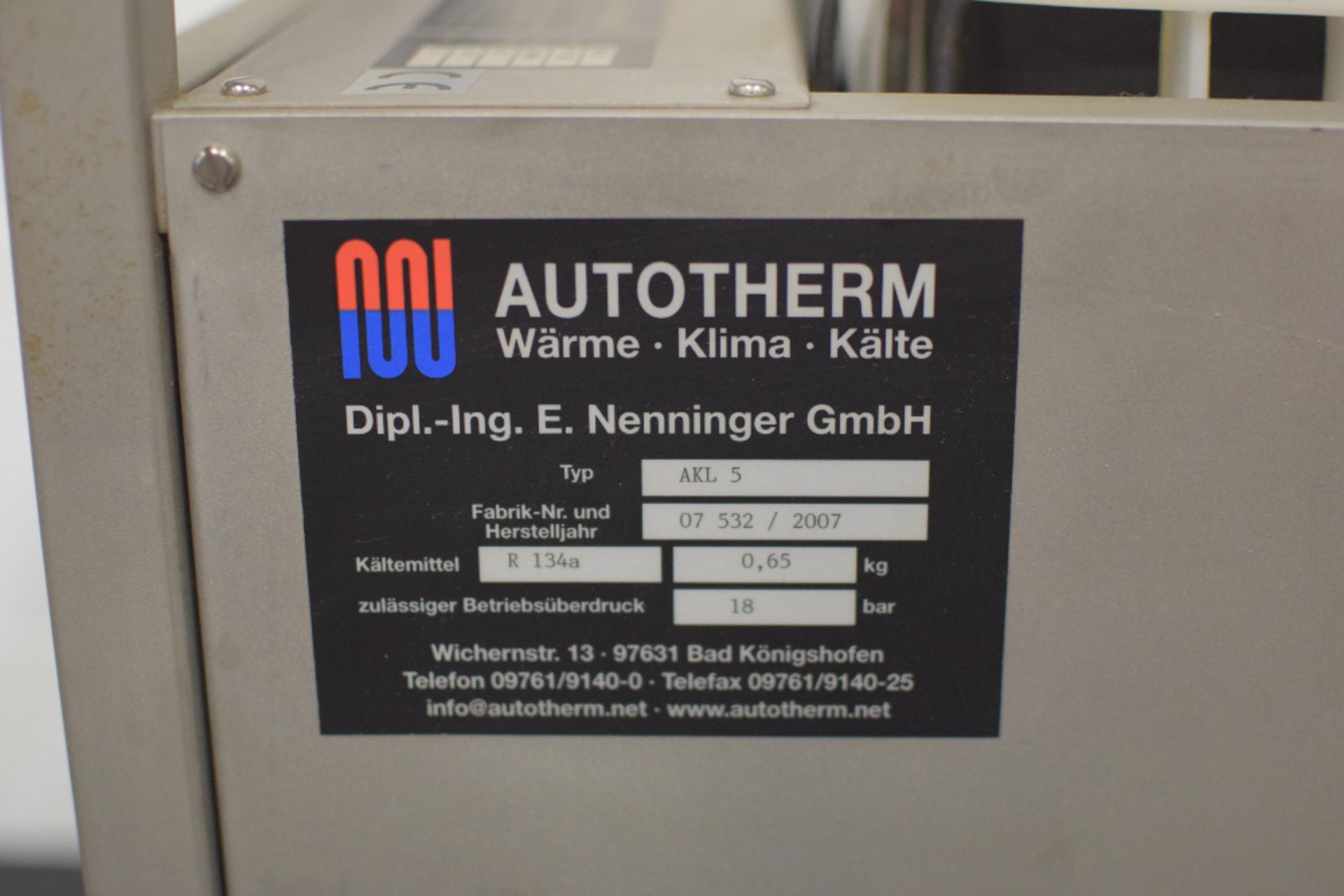 AutoTherm AKL 5 Water Chiller - Image 2 of 6