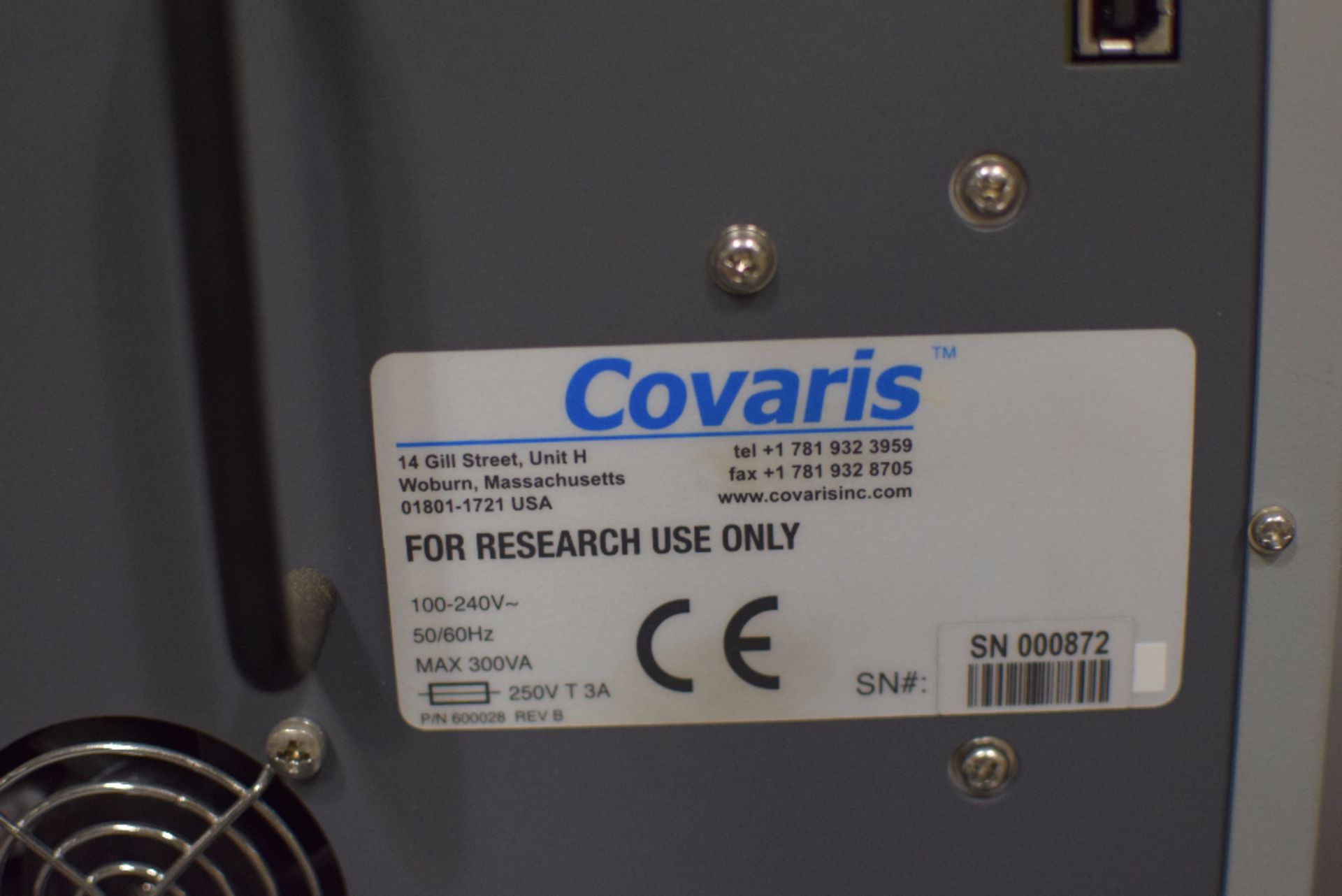 Covaris S-Series Focused-ultrasonicator - Image 4 of 4