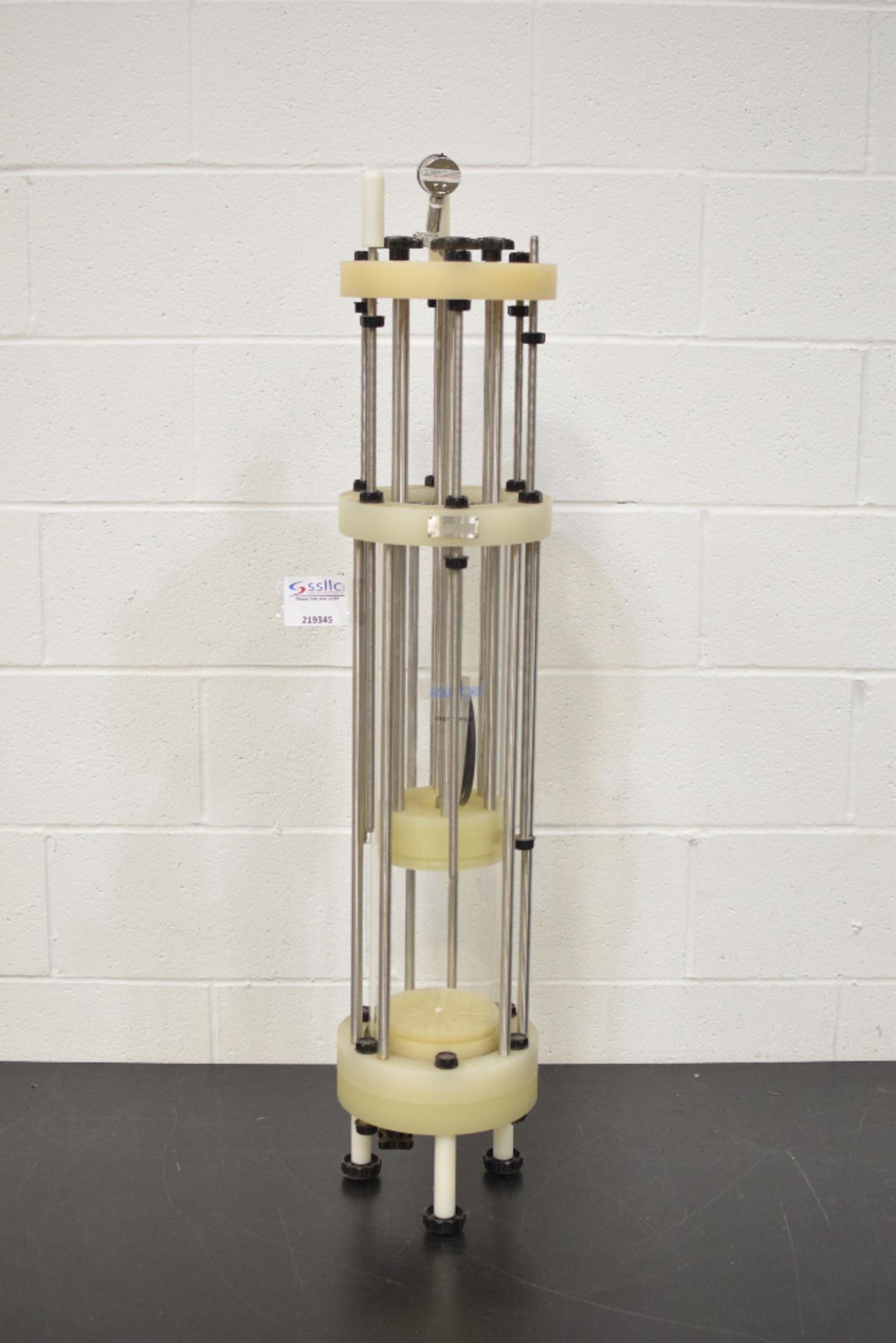 Millipore Cast Acrylic HPLC Chromatography Column