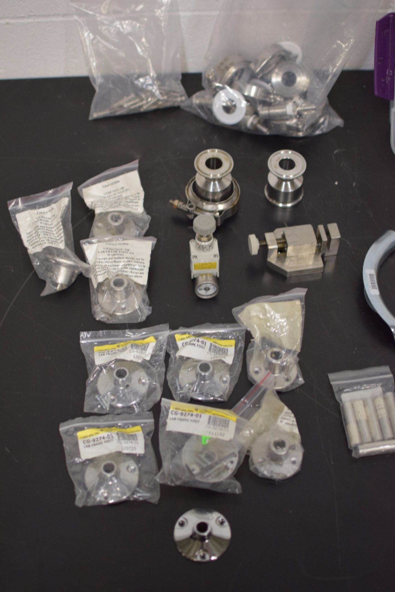 Lot of Miscellaneous Stainless Steel Brackets and Fittings - Image 2 of 3