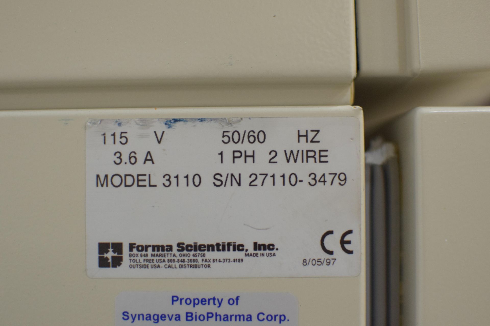 Thermo Forma Water Jacketed CO2 Double Stack Incubator - Image 5 of 6