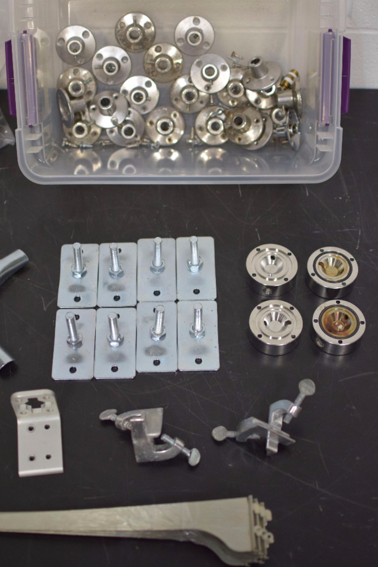 Lot of Miscellaneous Stainless Steel Brackets and Fittings - Image 3 of 3