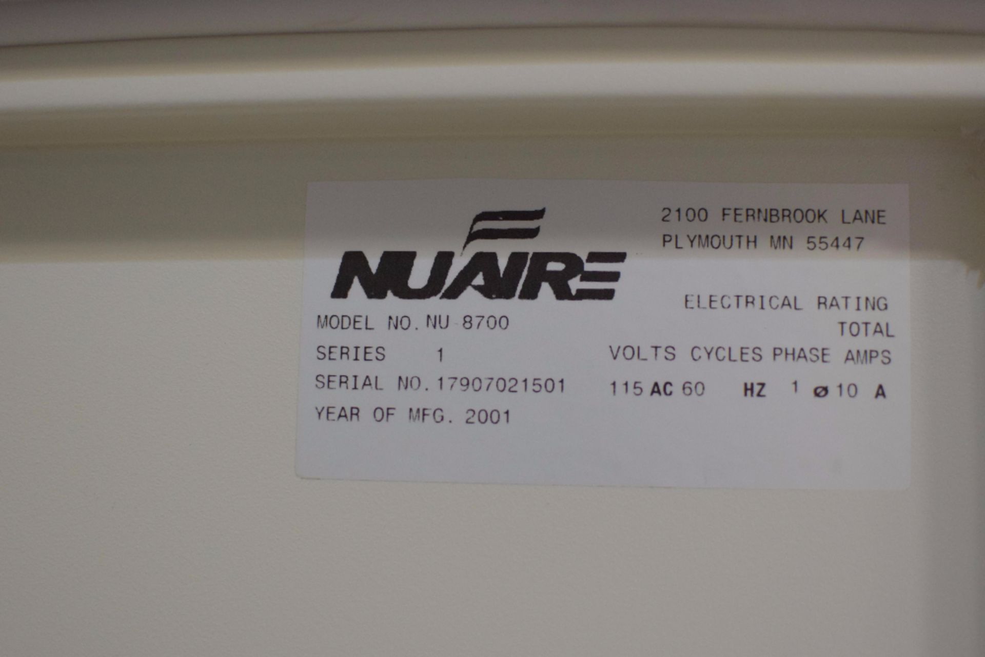 NuAire IR Autoflo CO2 Water-Jacketed Double Stack Incubator - Image 5 of 5