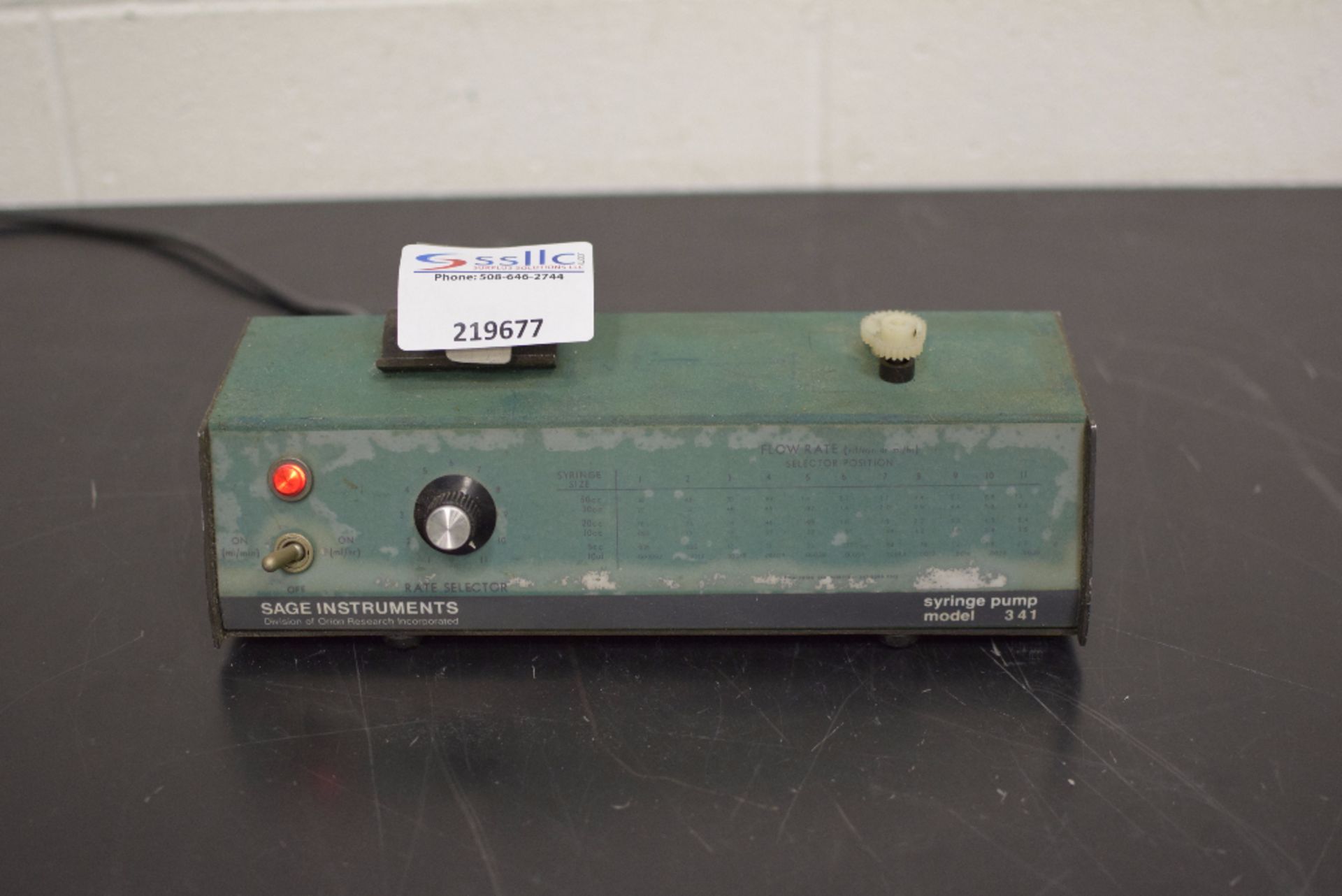 Sage Instruments Model 341 Syringe Pump