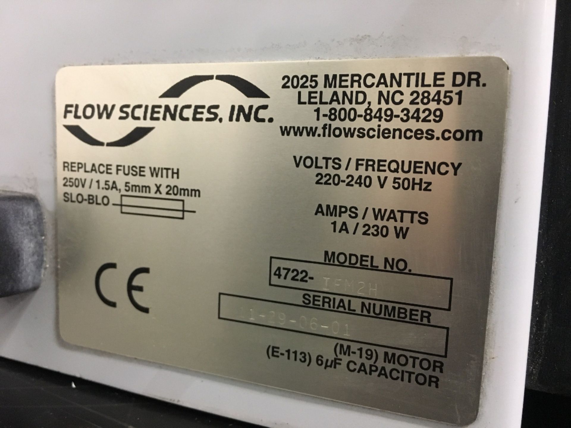 Flow Sciences HEPA Filter Exhaust Fan - Image 3 of 3