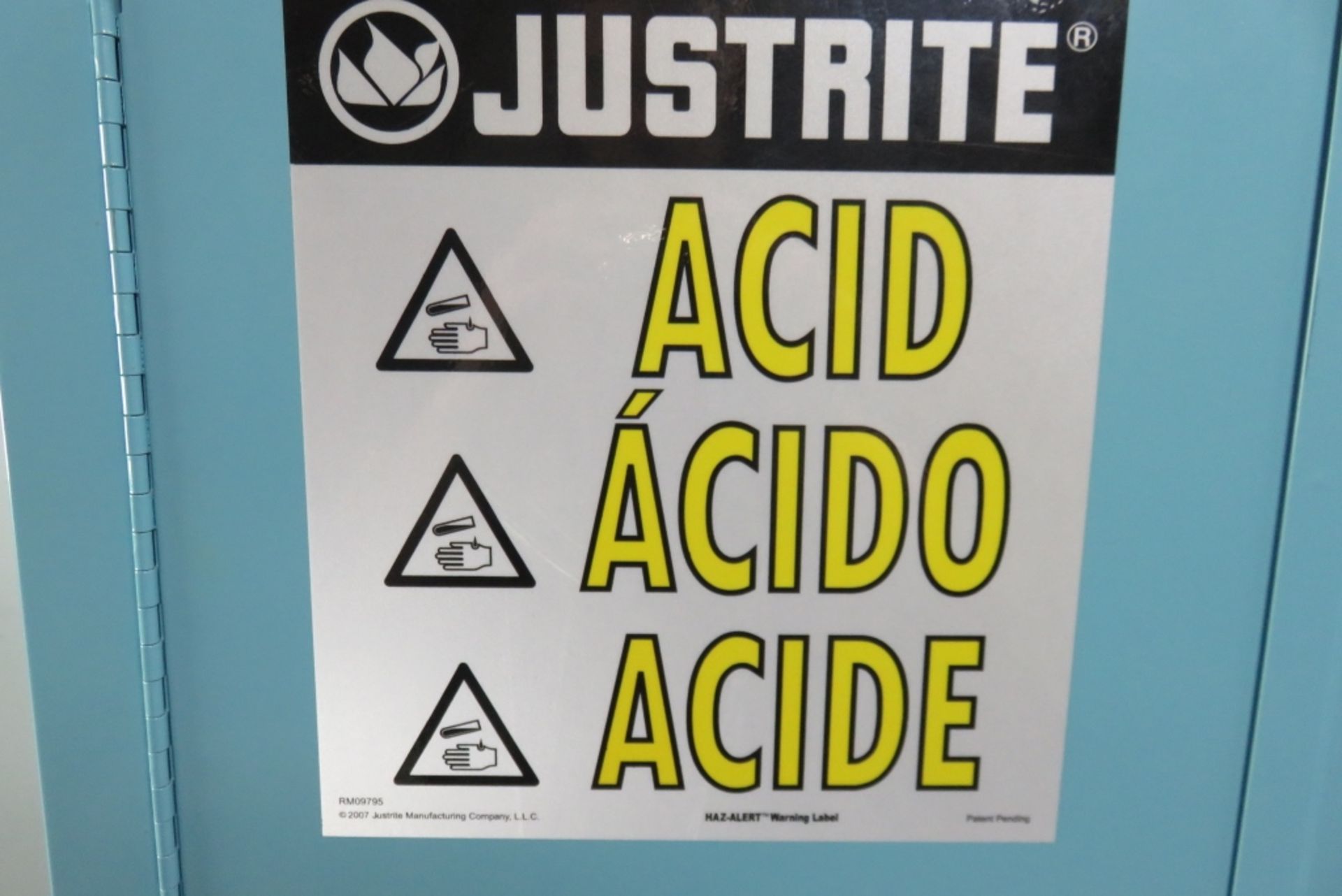 Justrite Acid Cabinet - Image 6 of 8