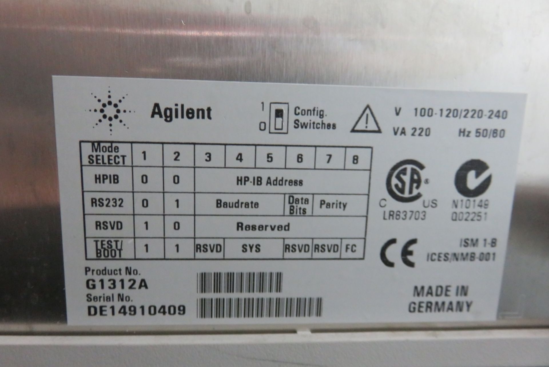 Agilent 1100 HPLC System with DAD Detector - Image 14 of 16