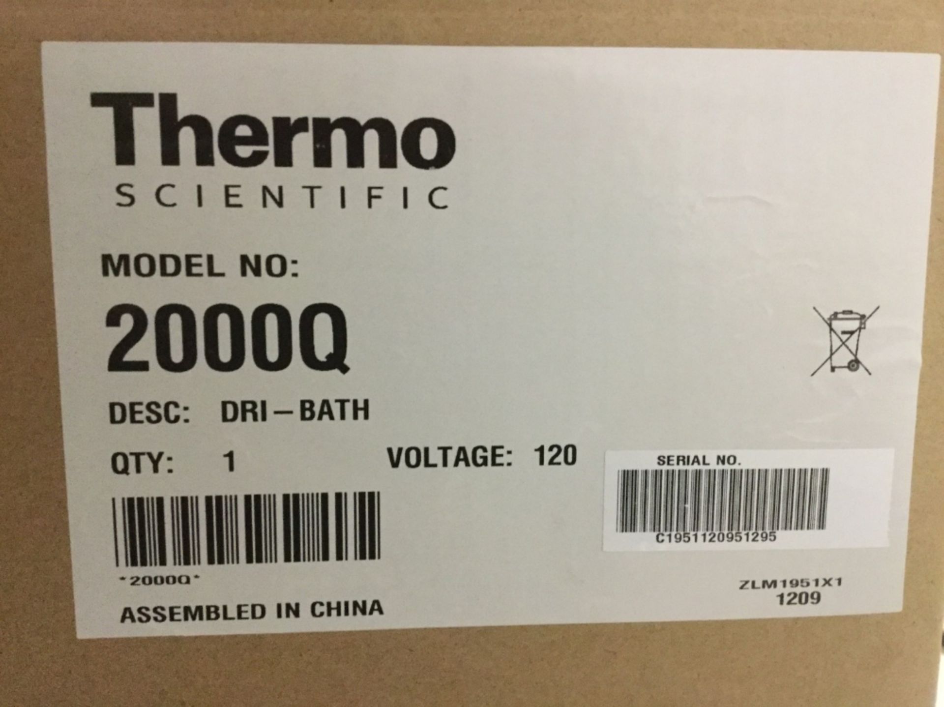 Thermo Scientific 2000Q Multi-Blok Dri-Bath New In Box - Image 2 of 3