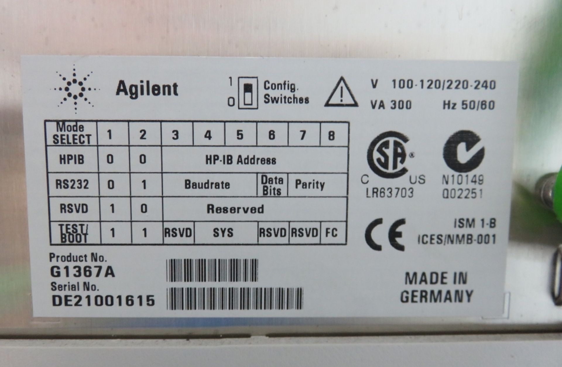 Agilent 1100 HPLC System with DAD Detector - Image 9 of 16