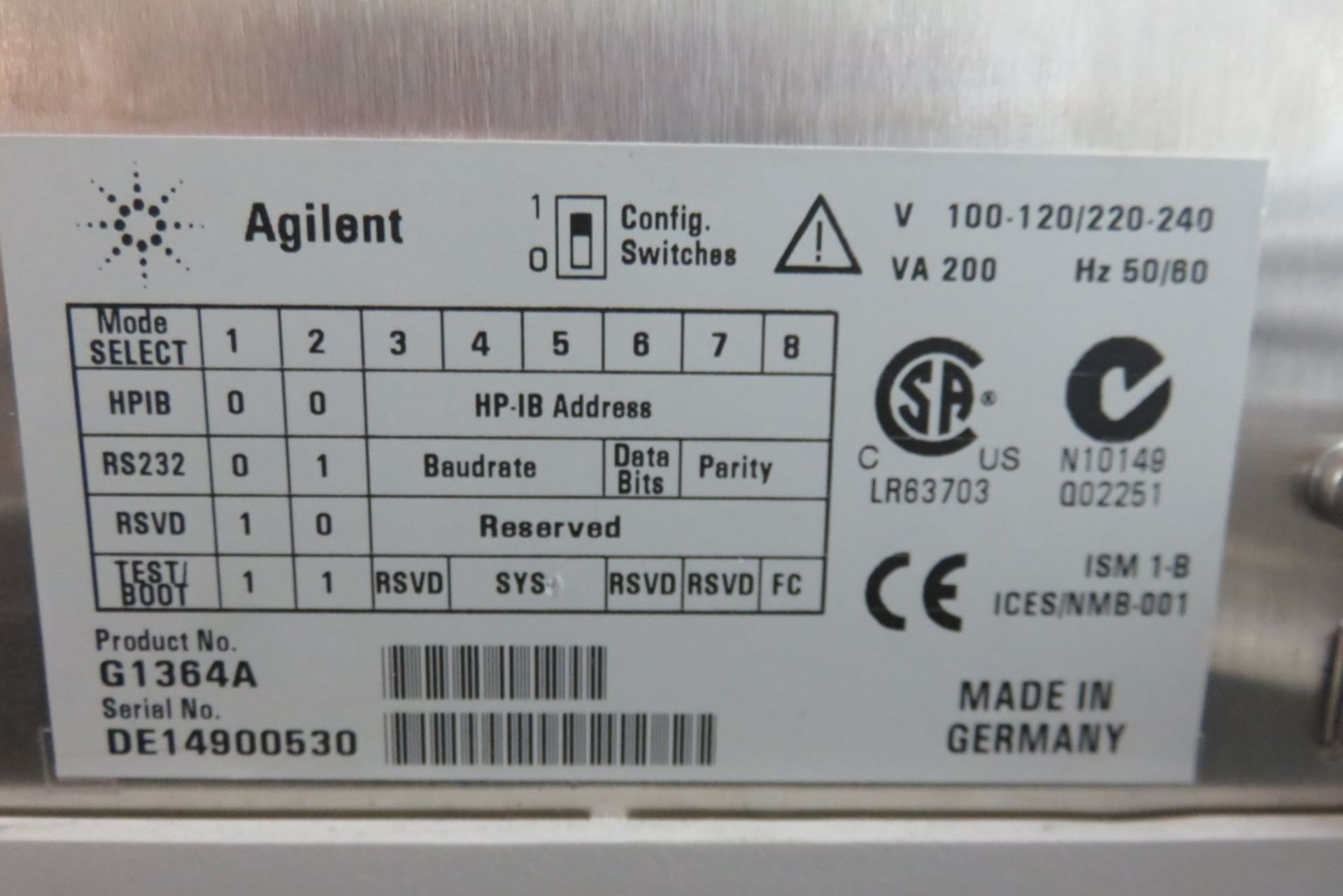 Agilent 1100 HPLC System with DAD Detector - Image 13 of 16