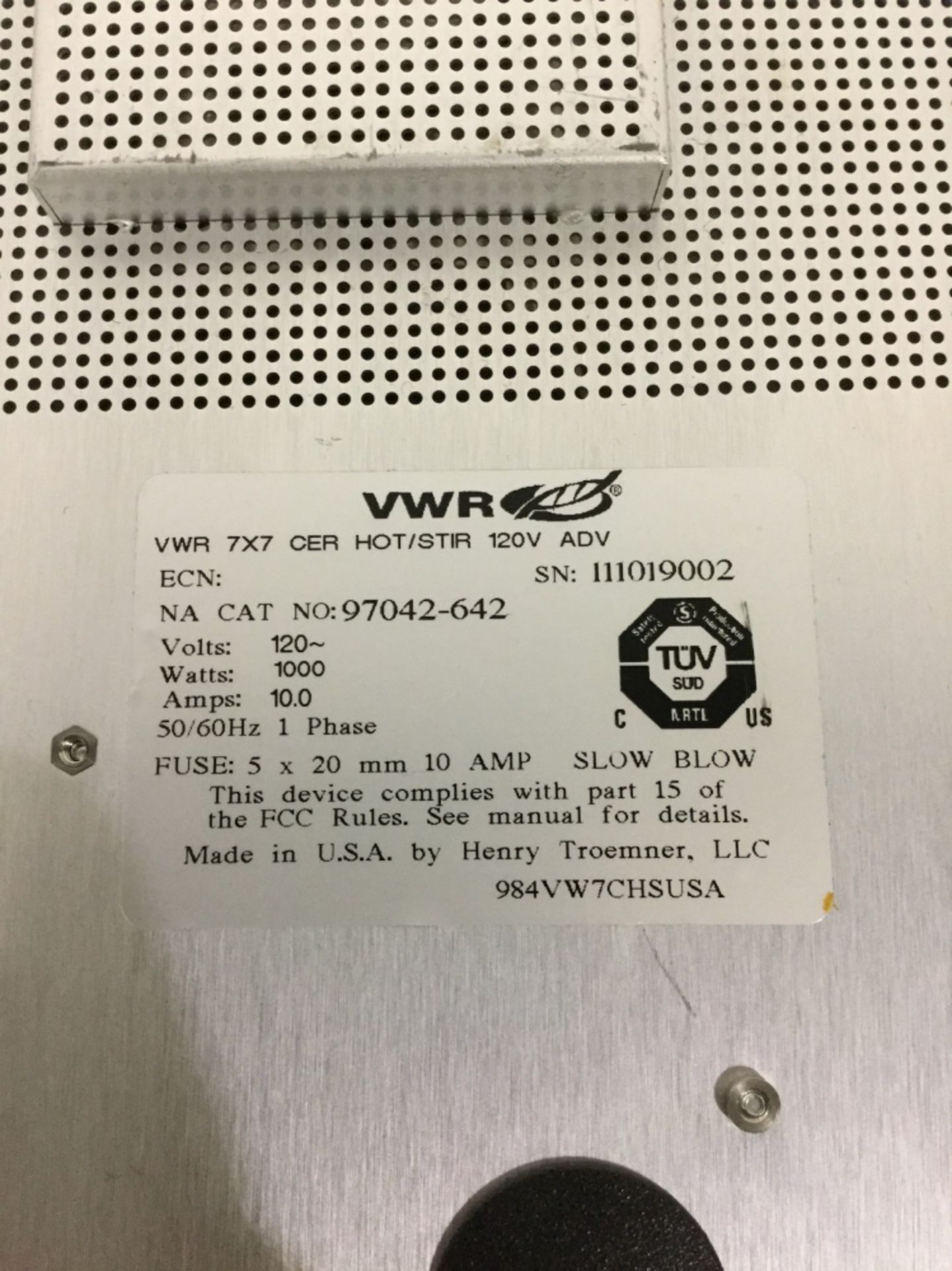 VWR Hot Plate / Stirrer - Image 2 of 2