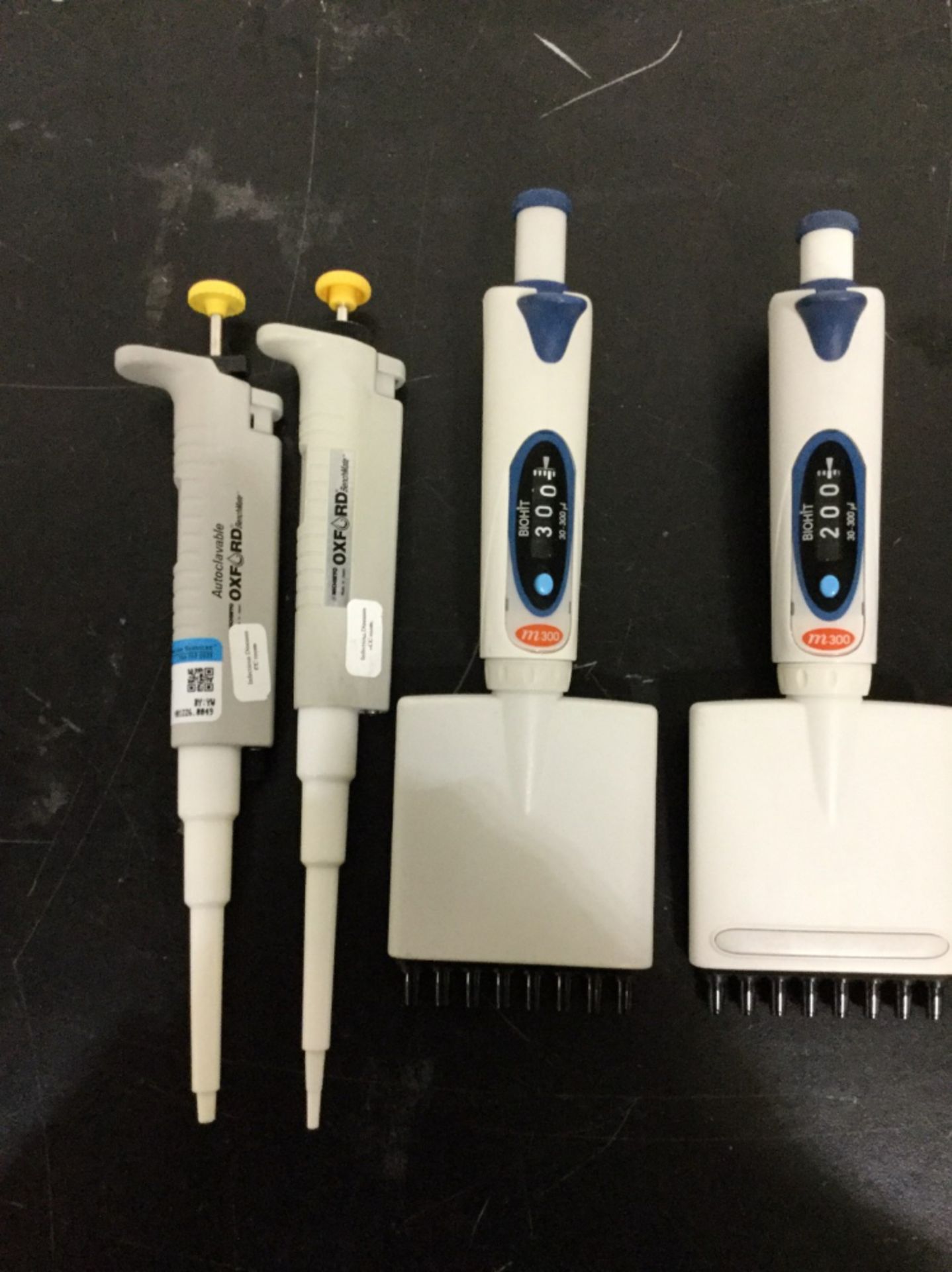 Lot of (4) Pipettes