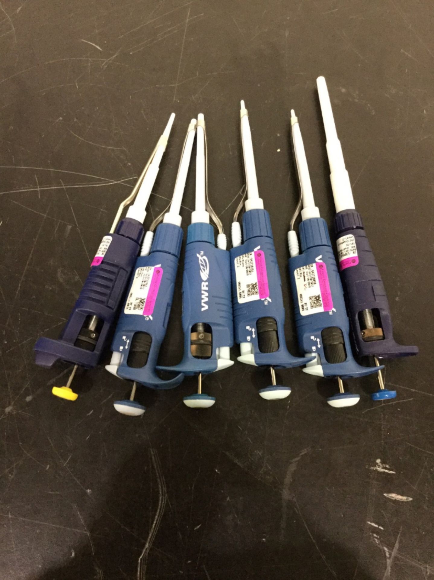 Lot of (6) VWR Single Channel Pipettes