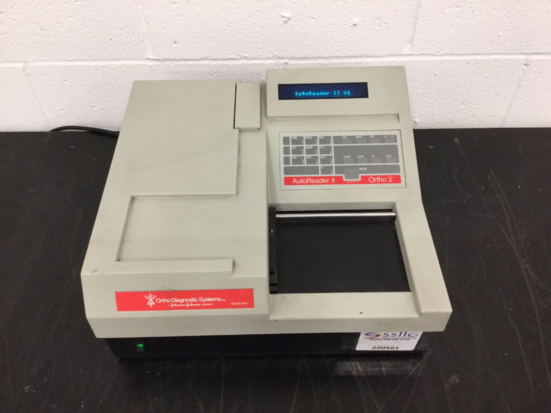 Ortho Diagnostics AutoReader II Microplate reader