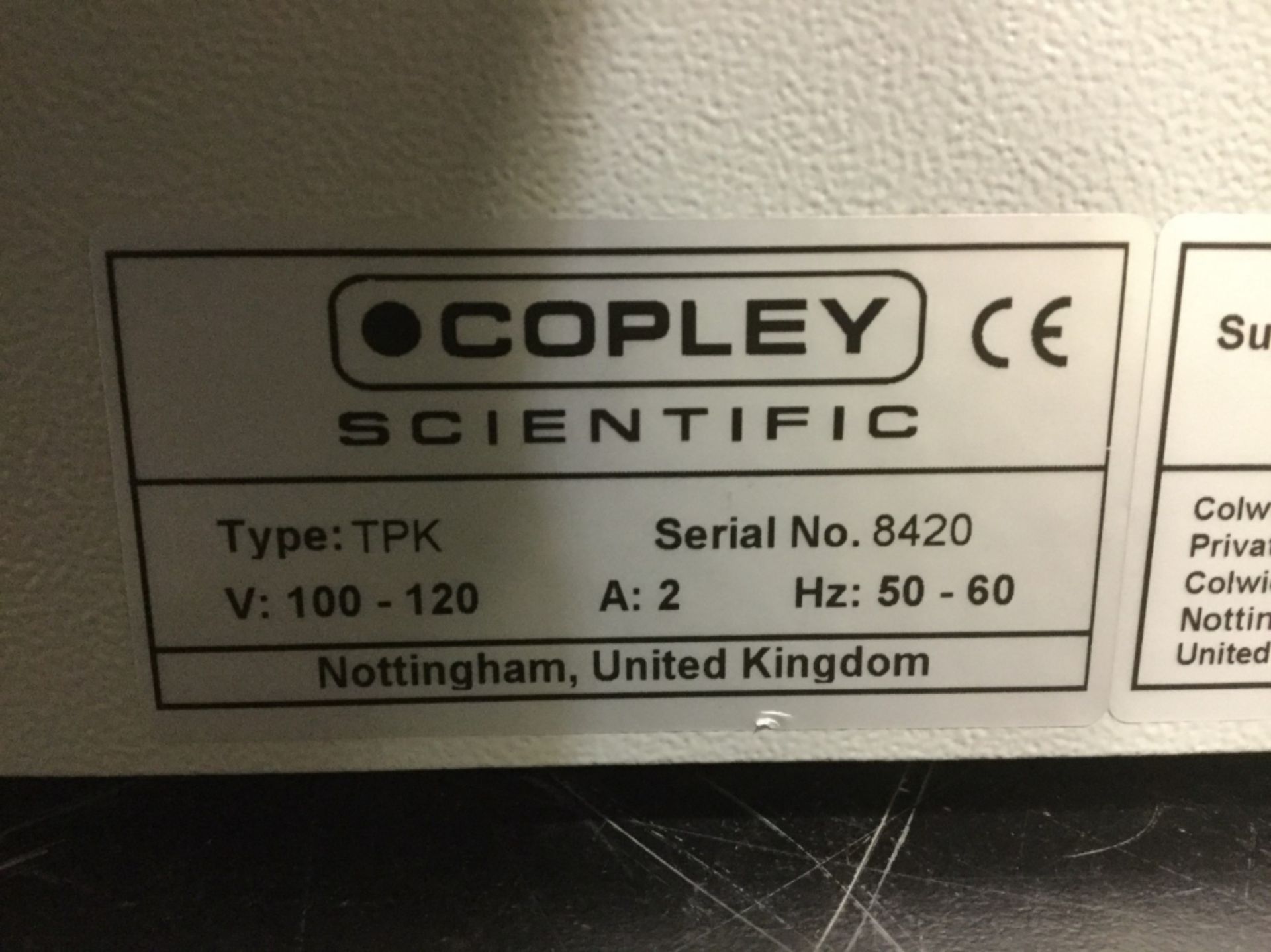 Copley Critical Flow Controller Model TPK - Image 2 of 2