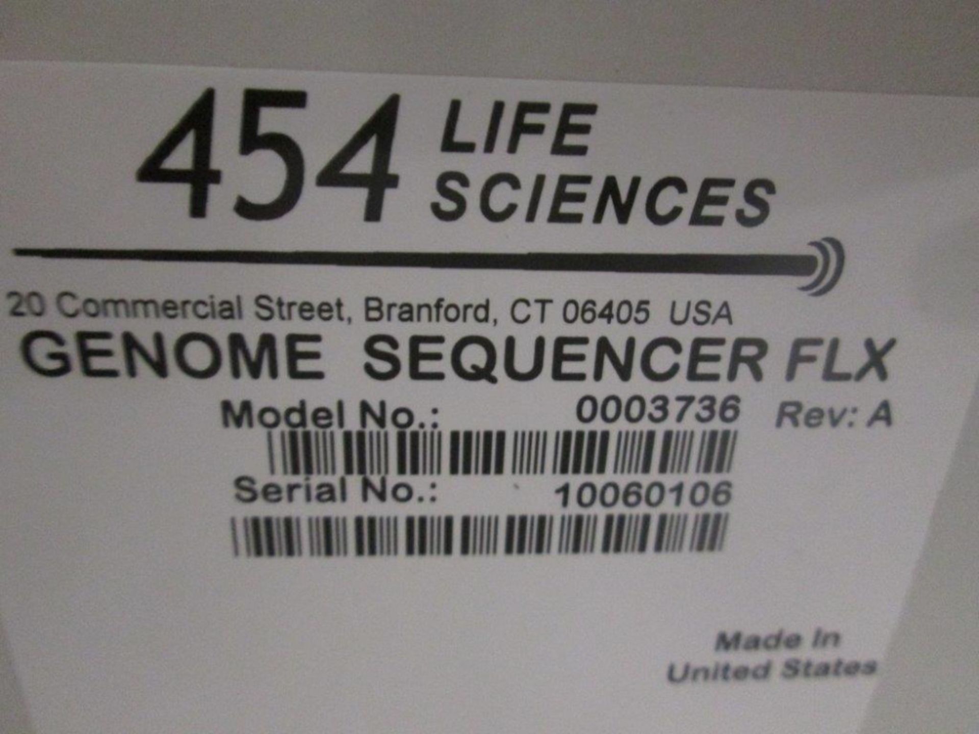 Roche Genome Sequencer FLX System - Image 12 of 12