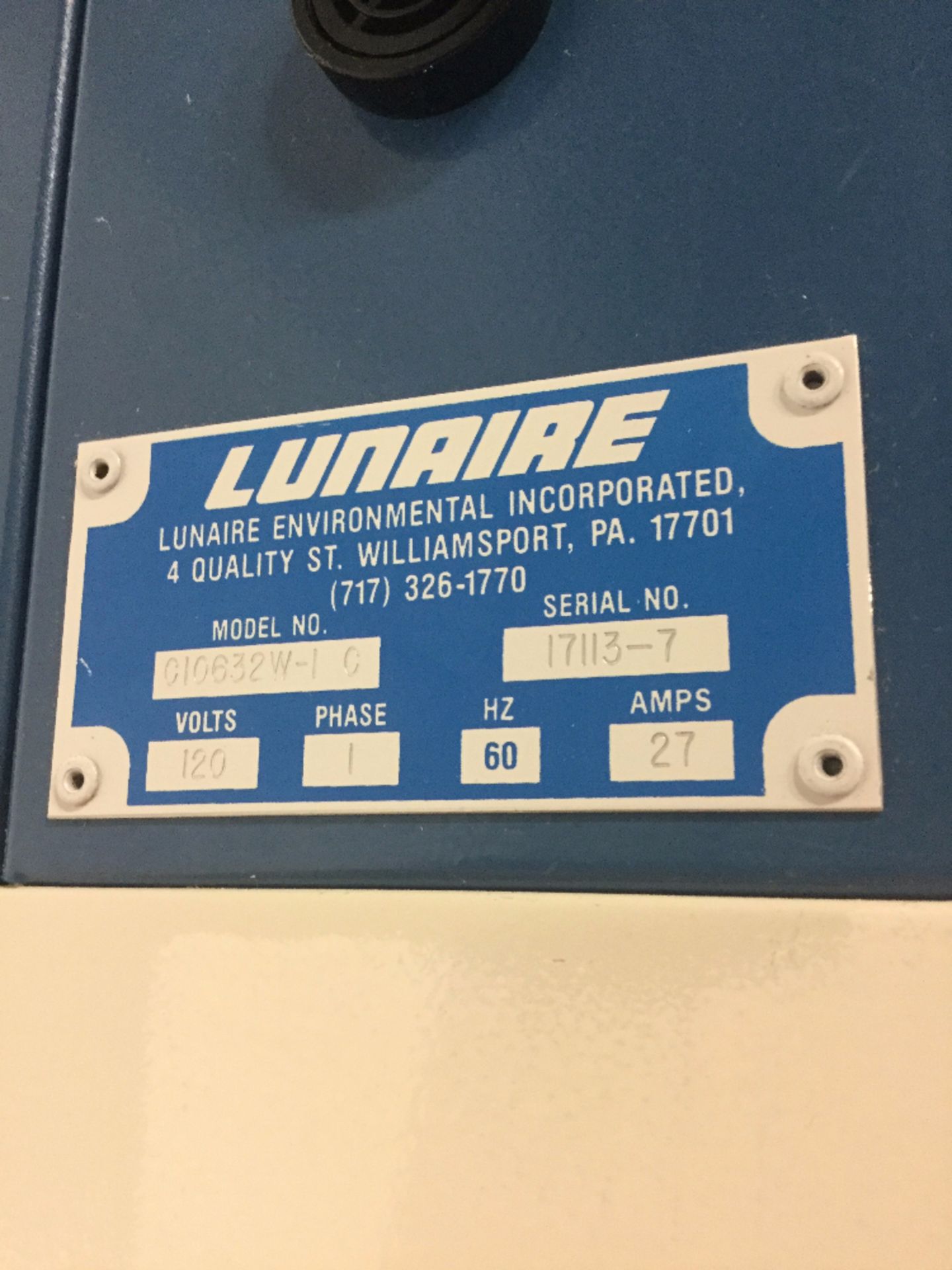 Lunaire C10632W-1 C Environmental Chamber - Image 5 of 5