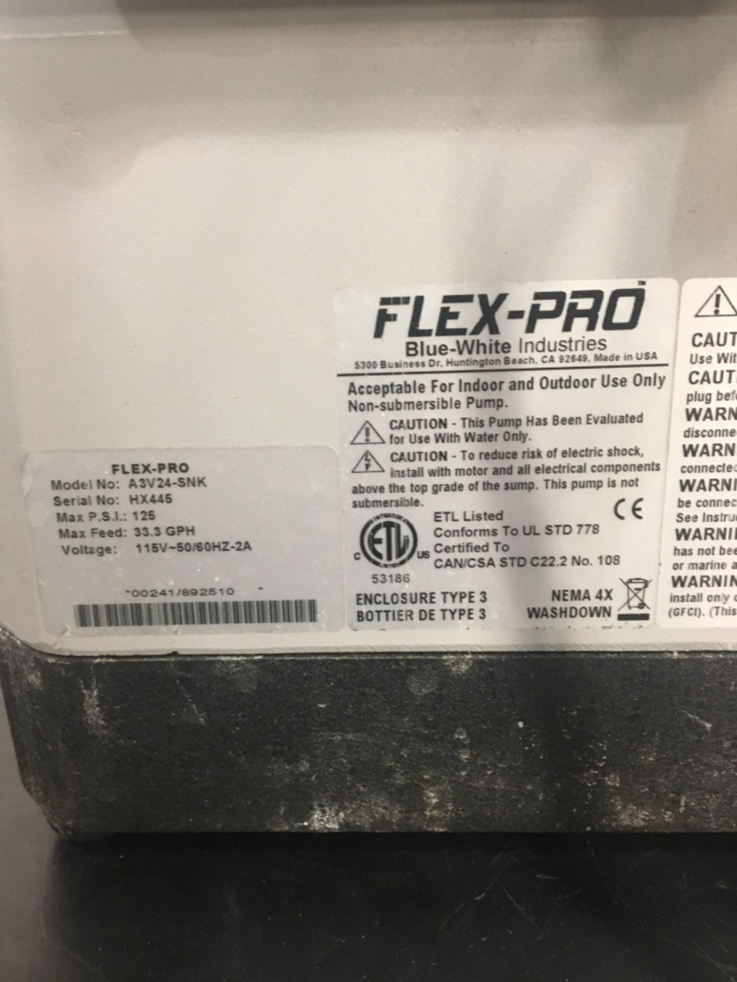 Flex Pro A3 Series Peristaltic Metering Pump - Image 2 of 2