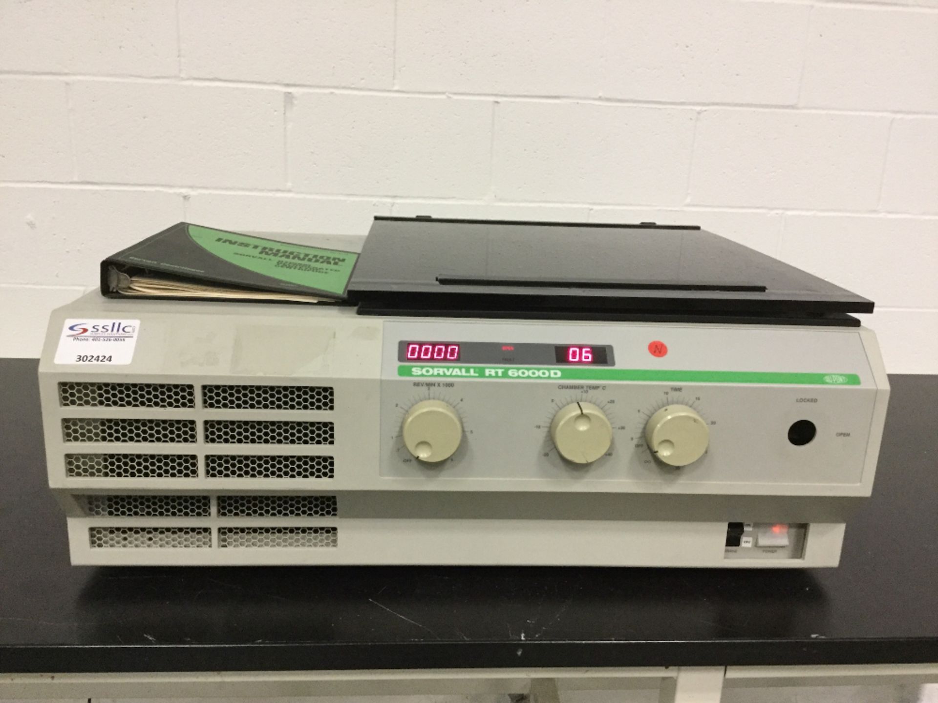 Sorvall RT6000D Refrigerated Tabletop Centrifuge