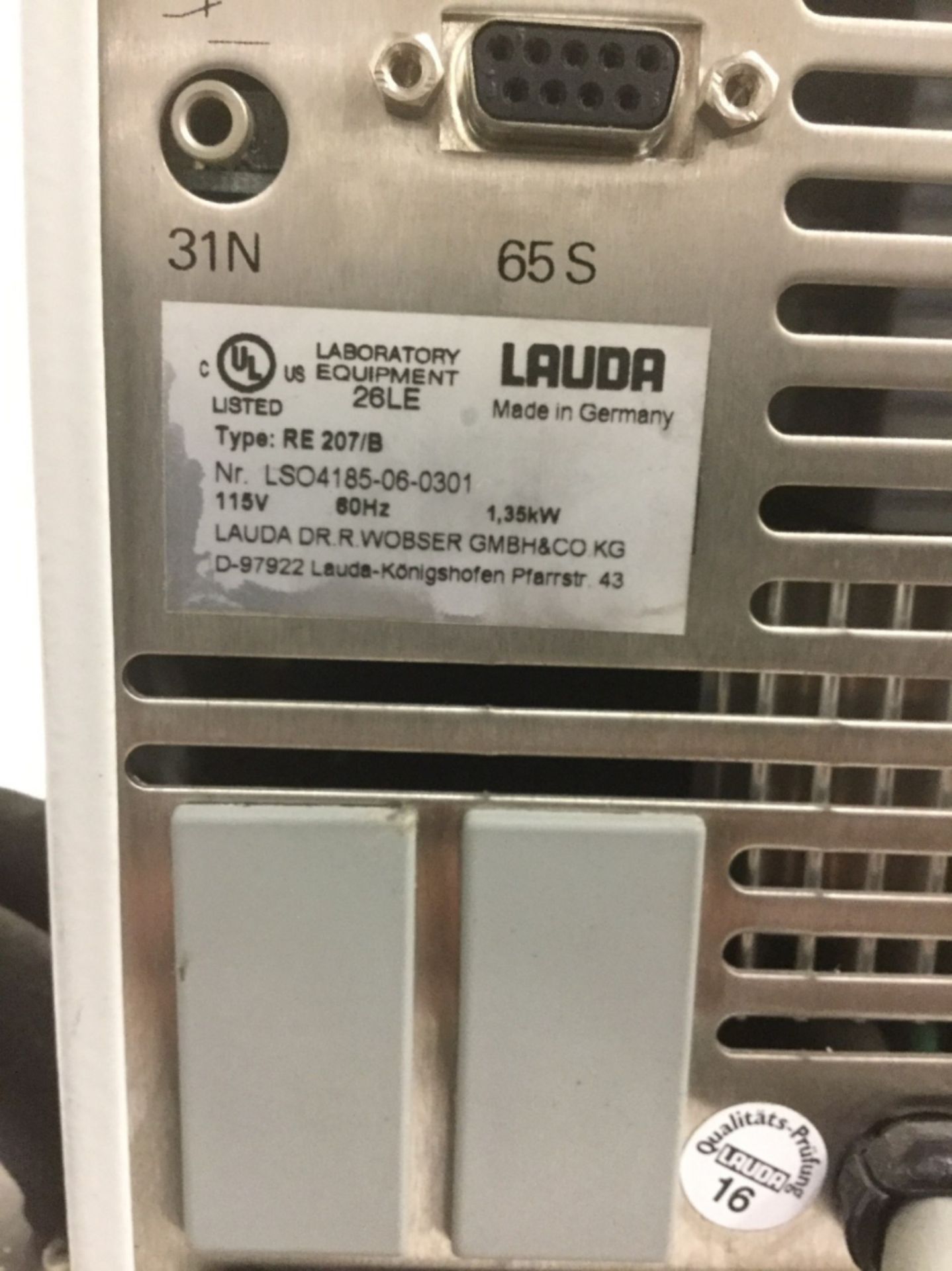 Lauda RE207 Ecoline Circulating Water Bath - Image 3 of 4