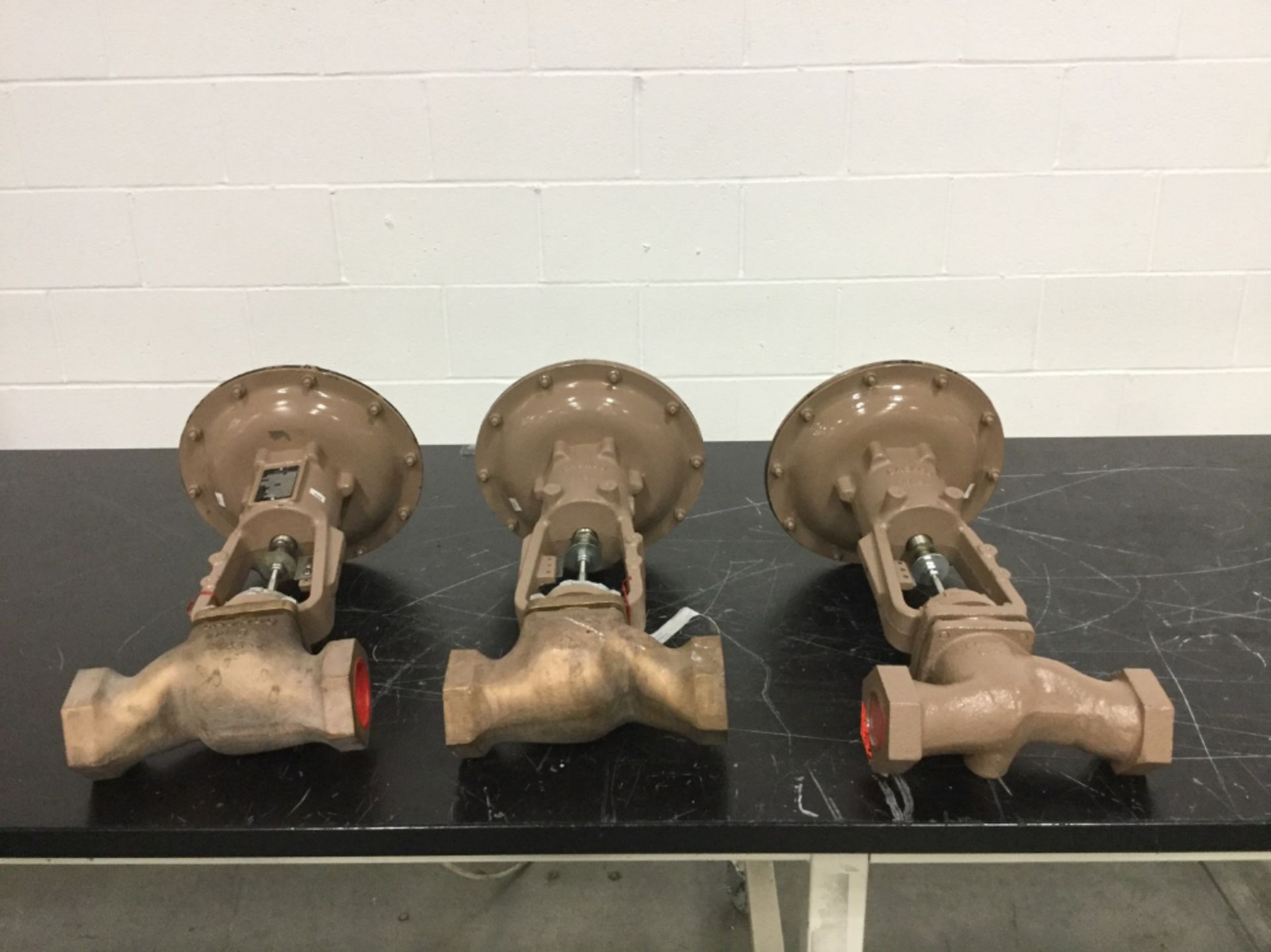 Lot of (3) Cashco Control Valves