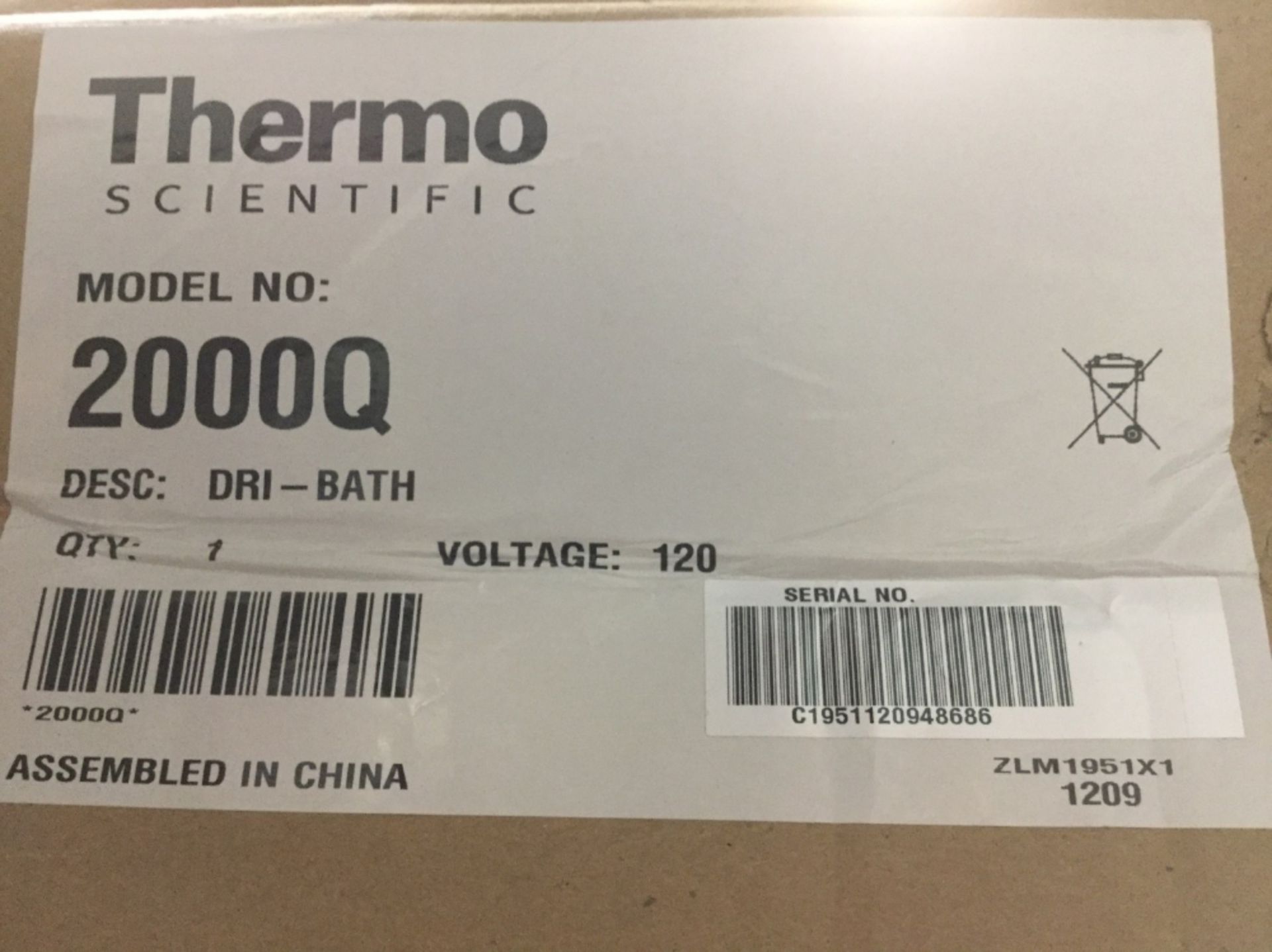 Thermo Scientific 2000Q Multi-Blok Dri-Bath, New In Box - Image 3 of 3