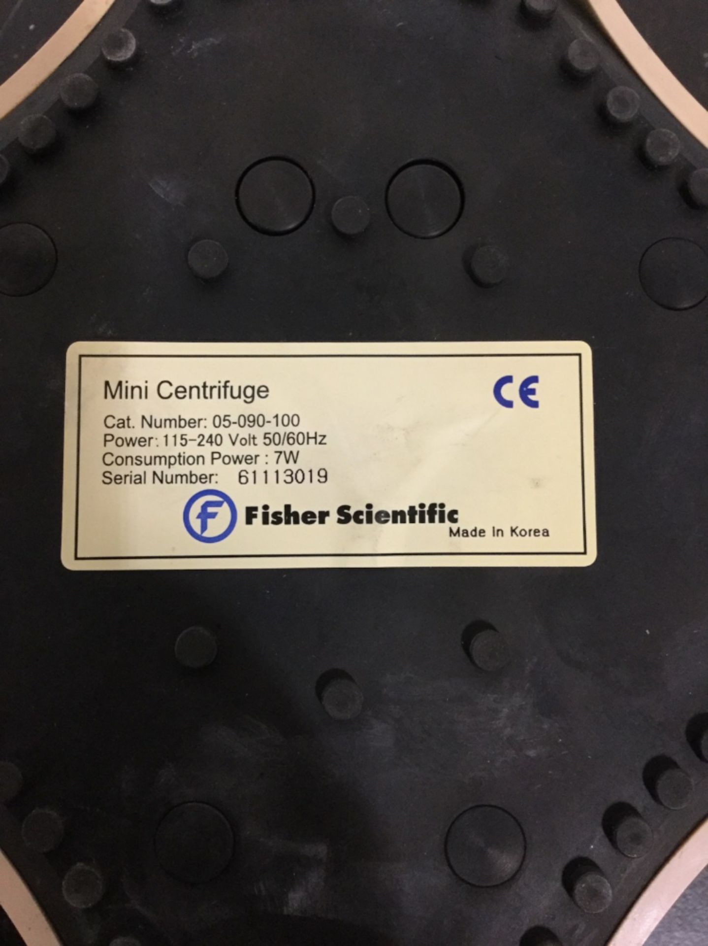 Fisher Scientific Mini Centrifuge - Image 3 of 3