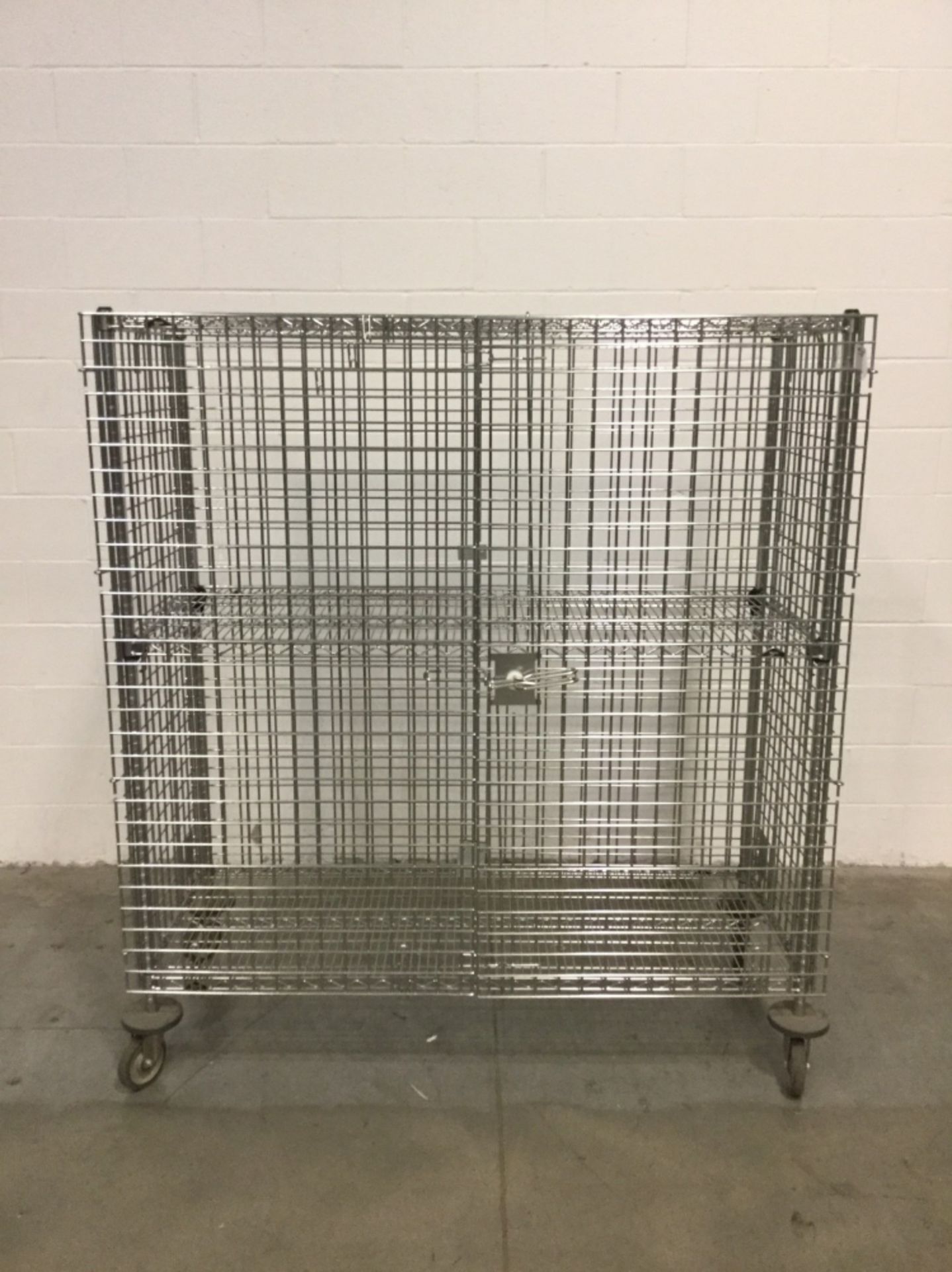 5' Stainless Steel Metro Rack with Caging