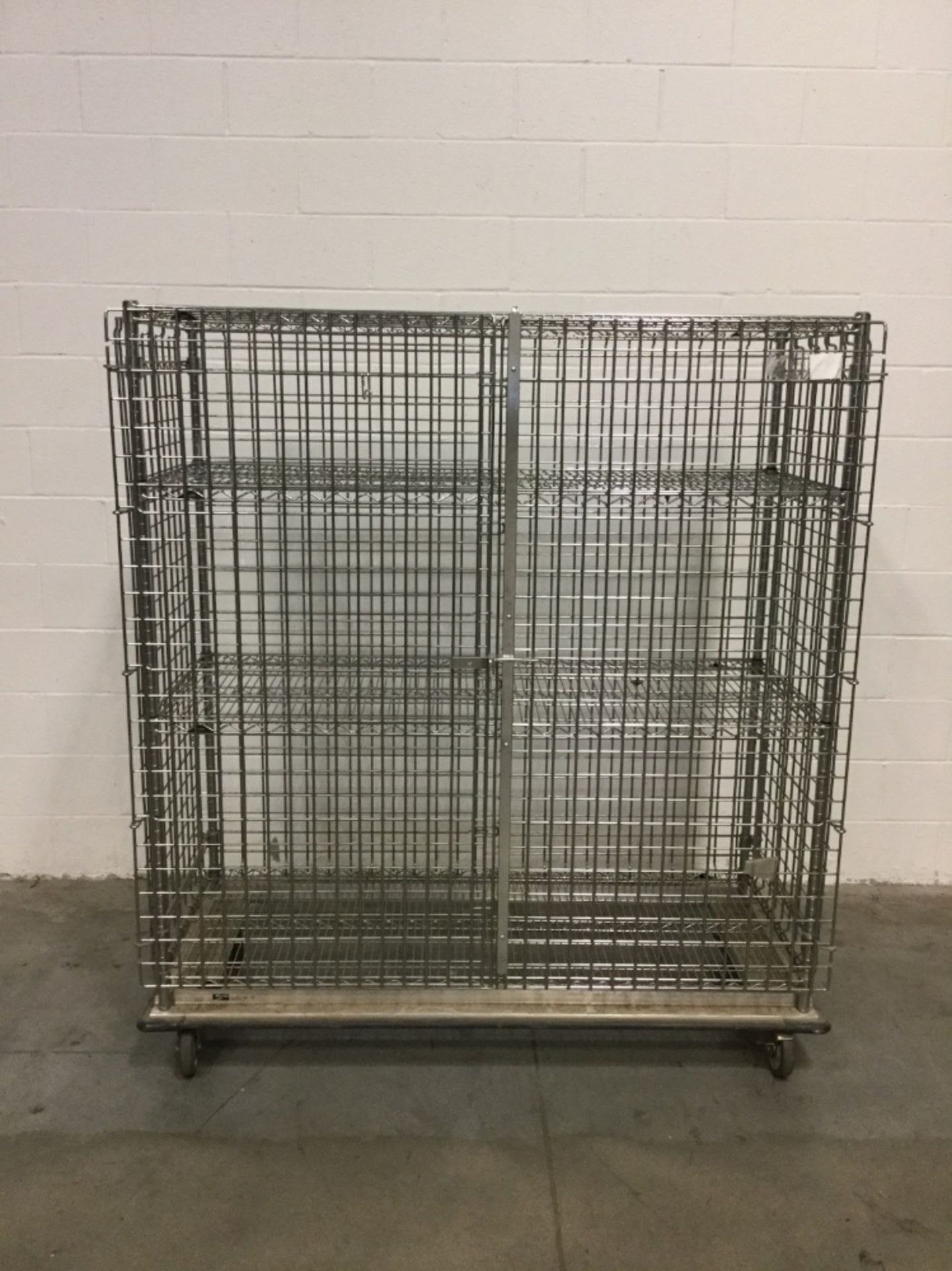 5' Stainless Steel Metro Rack with Caging