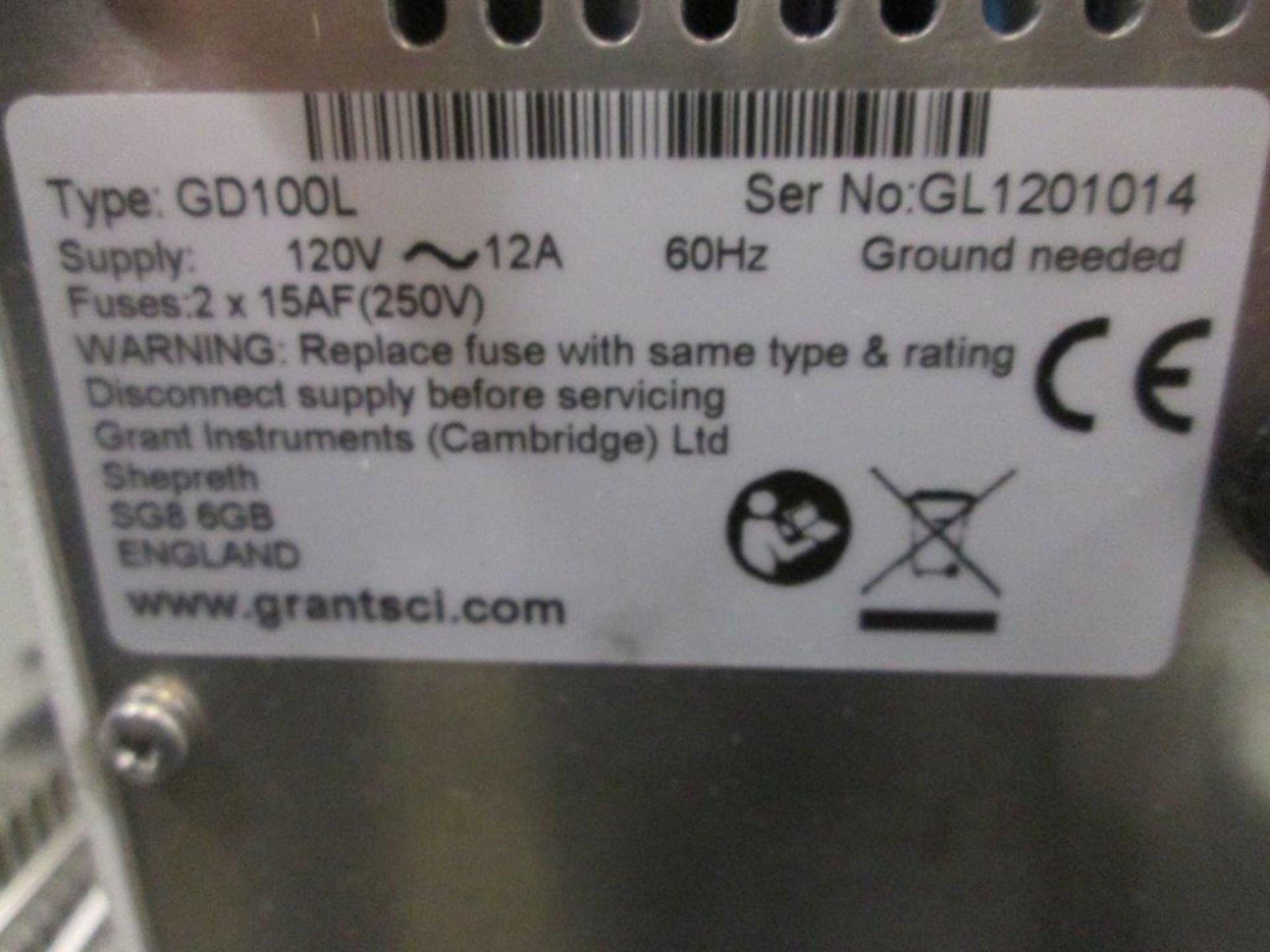 Grant GD100L Circulating Immersion Bath - Image 5 of 5